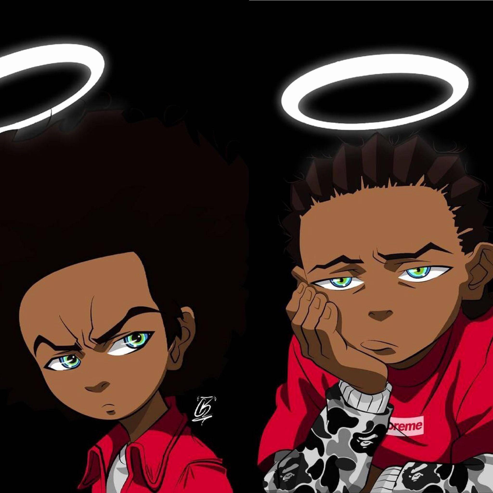Boondocks Brothers With Halo — 2048x2048 wallpaper