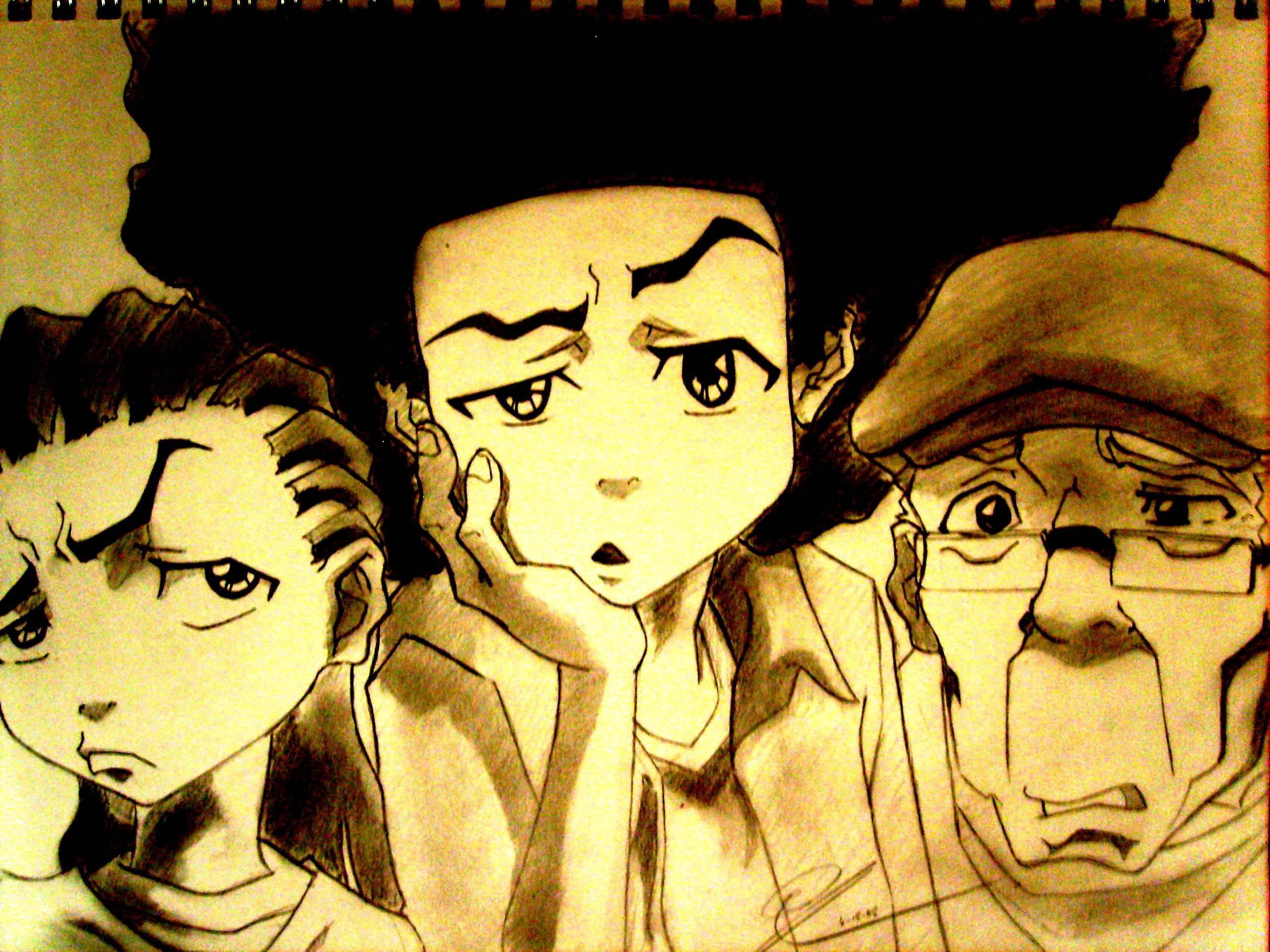 Boondocks Freeman Family Art — 2560x1920 wallpaper
