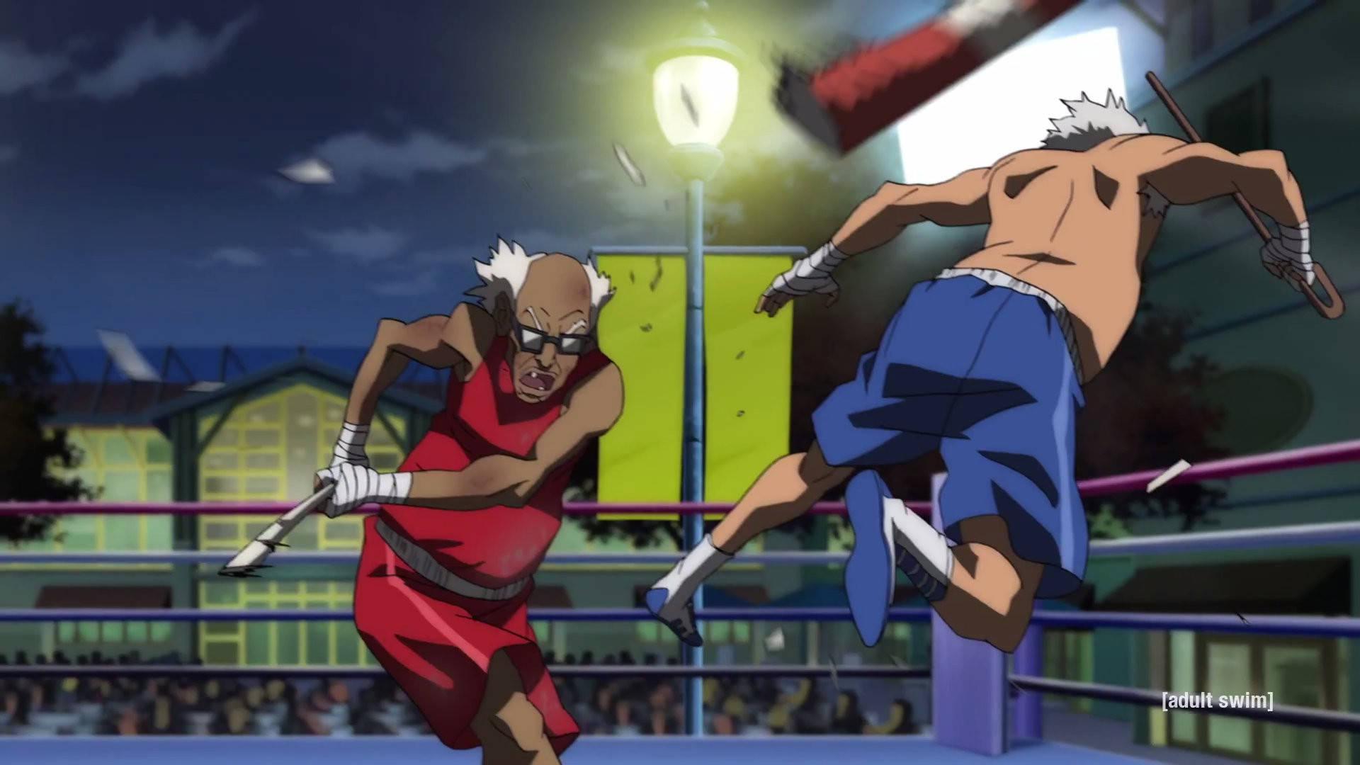 Boondocks Stinkmeaner Fight — 1920x1080 wallpaper