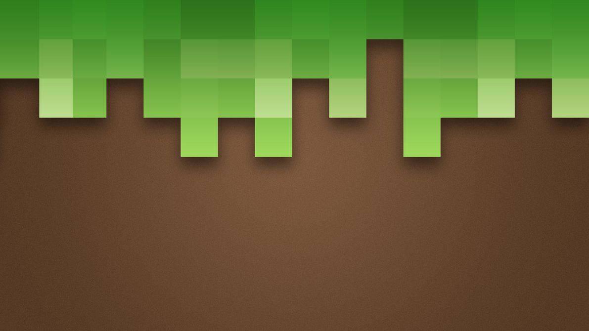 Bright and vibrant pixelated art from the popular game Minecraft