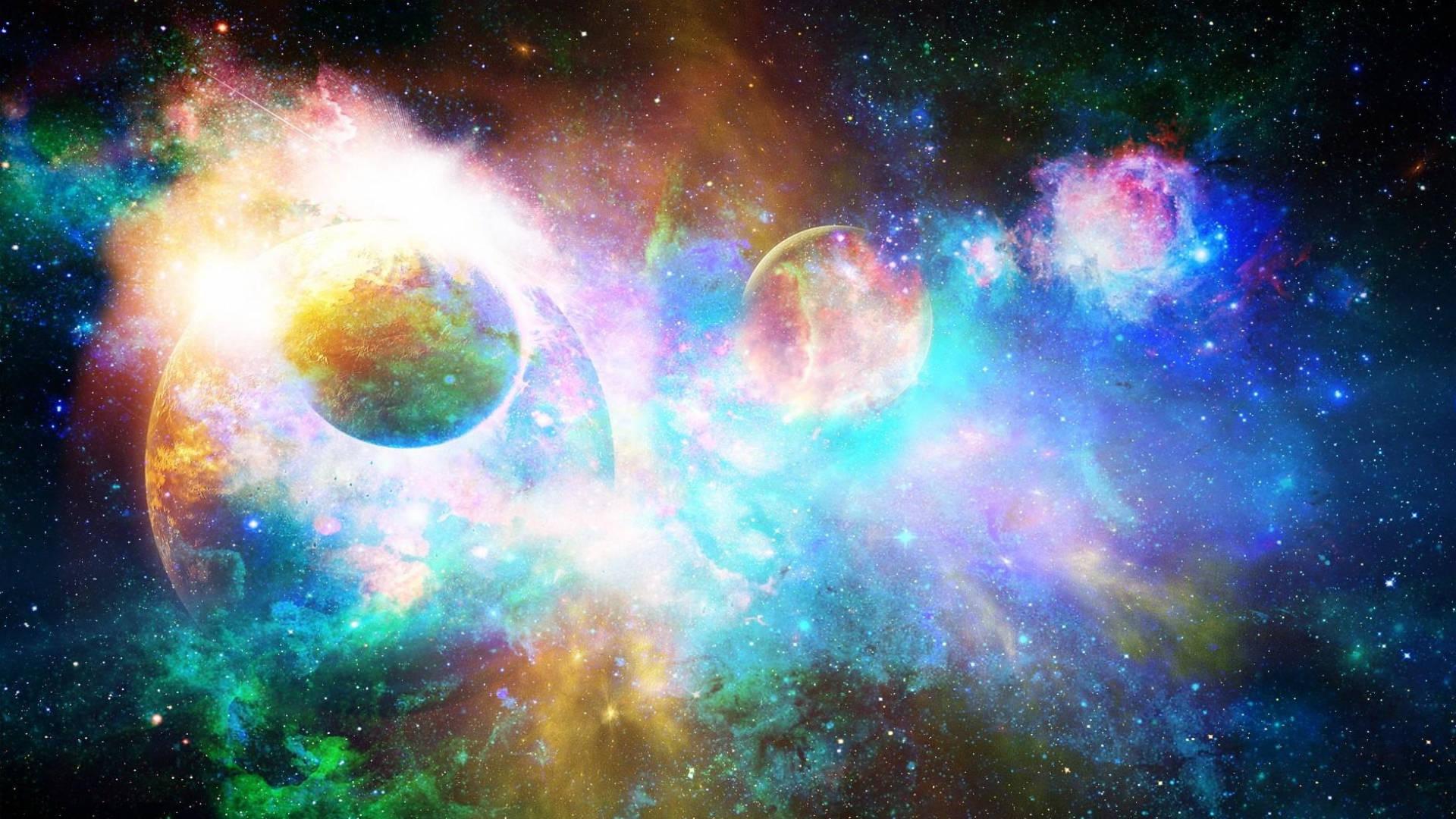 Bright Galaxy In Universe — 1920x1080 wallpaper