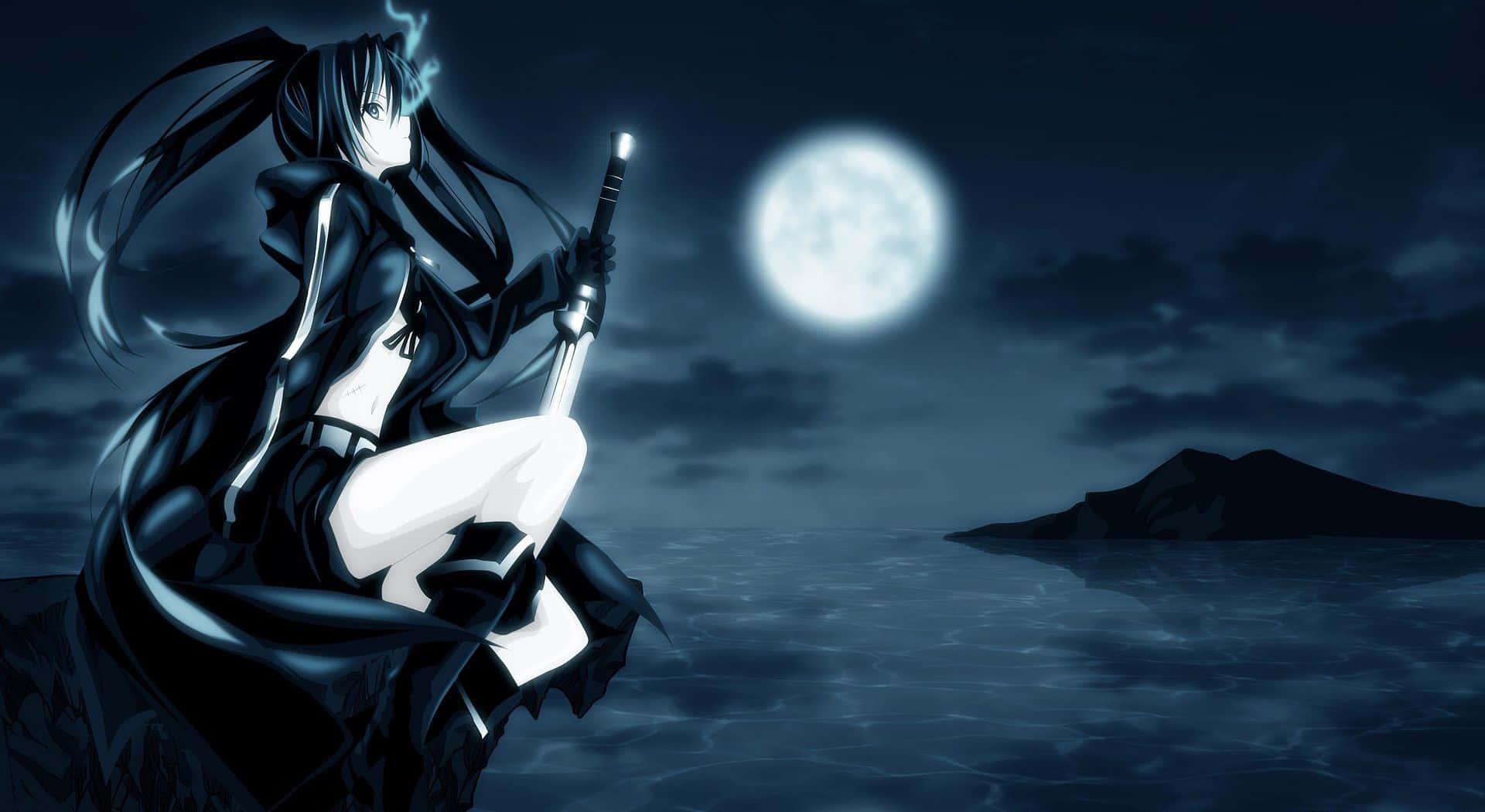 Brighten up your day with a cheerful Cute Dark Anime character! — 1920x1050 wallpaper