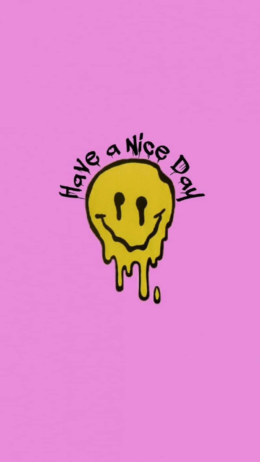 Brighten up your space with this cheerful Preppy Smiley Face wallpaper! — 900x1598 wallpaper