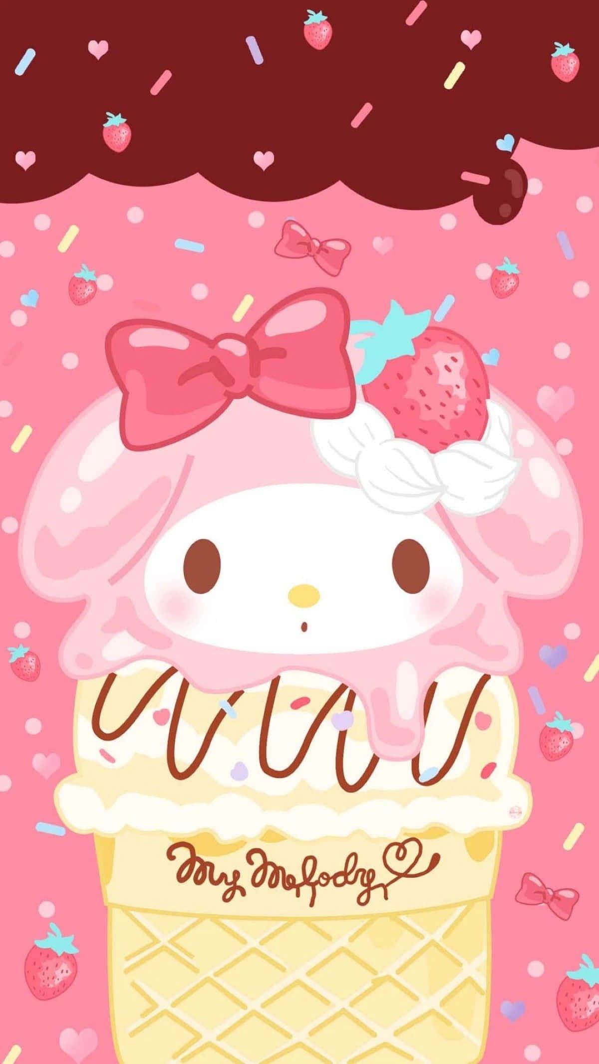 Bring joy to your day with My Melody — 1200x2133 wallpaper