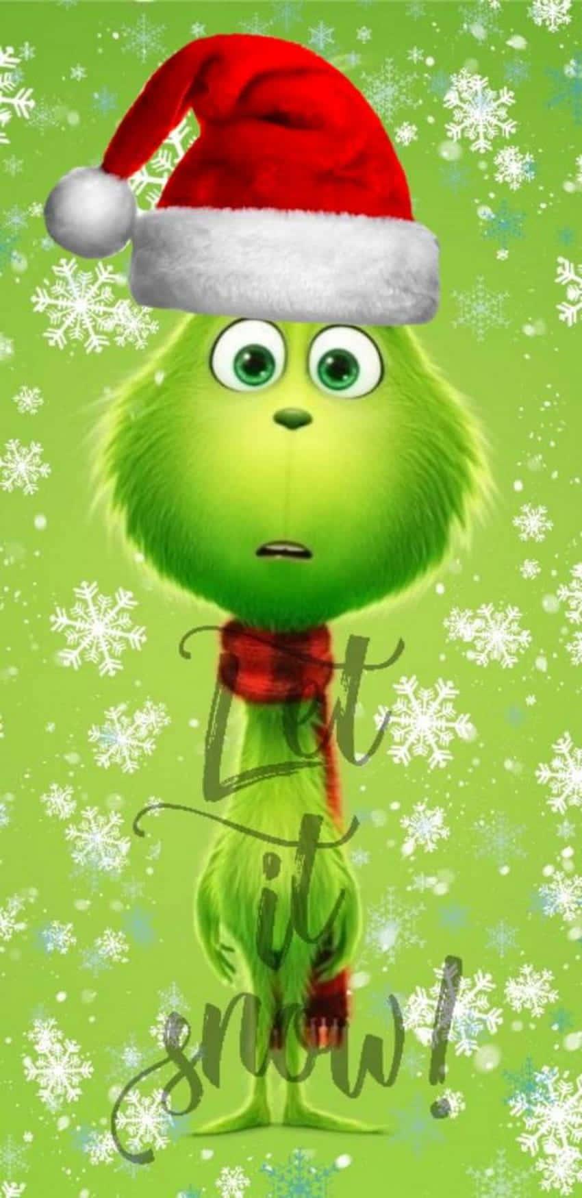Bringing Christmas cheer this festive season, Dr Seuss' The Grinch — 850x1749 wallpaper