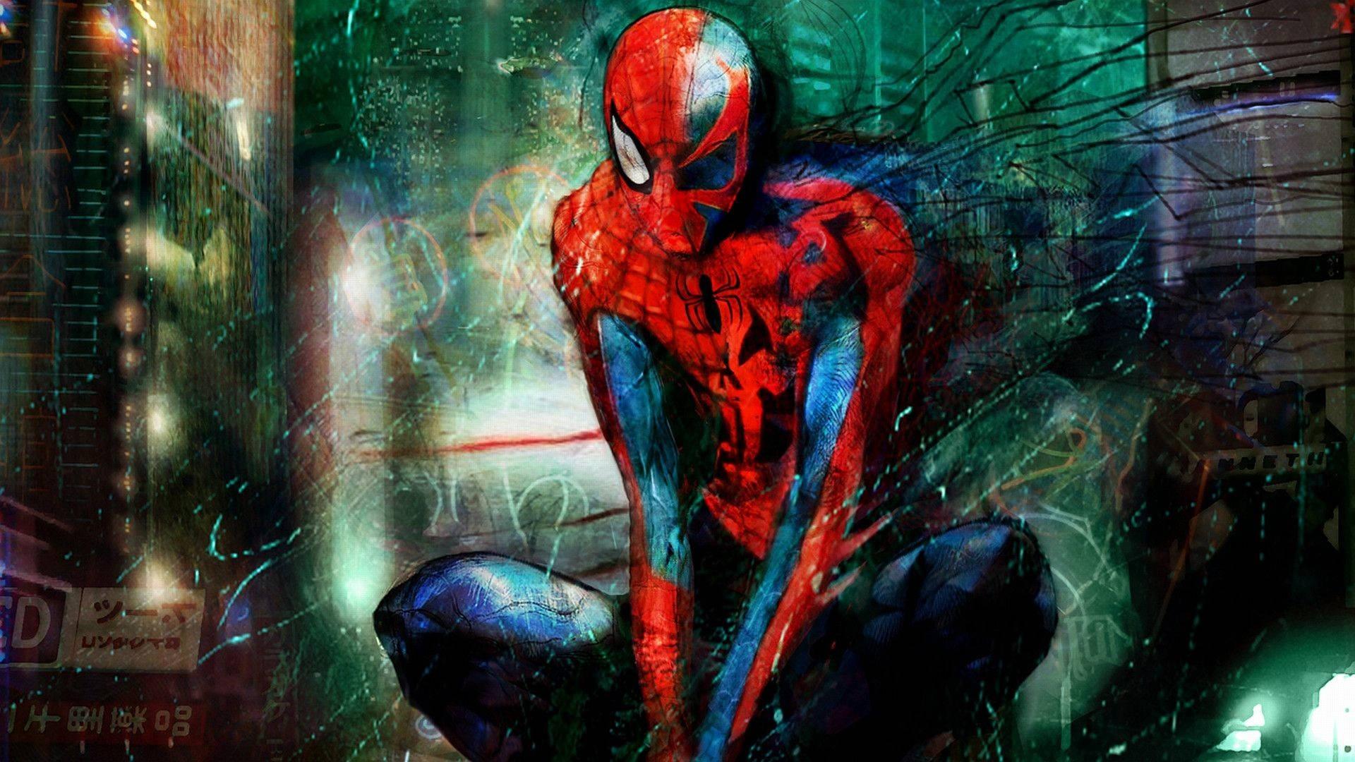 Broken and Ripped Spider Man — 1920x1080 wallpaper
