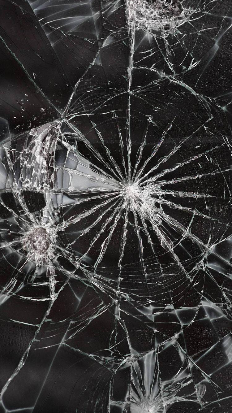 Broken Screen But Clear Vision — 750x1334 wallpaper
