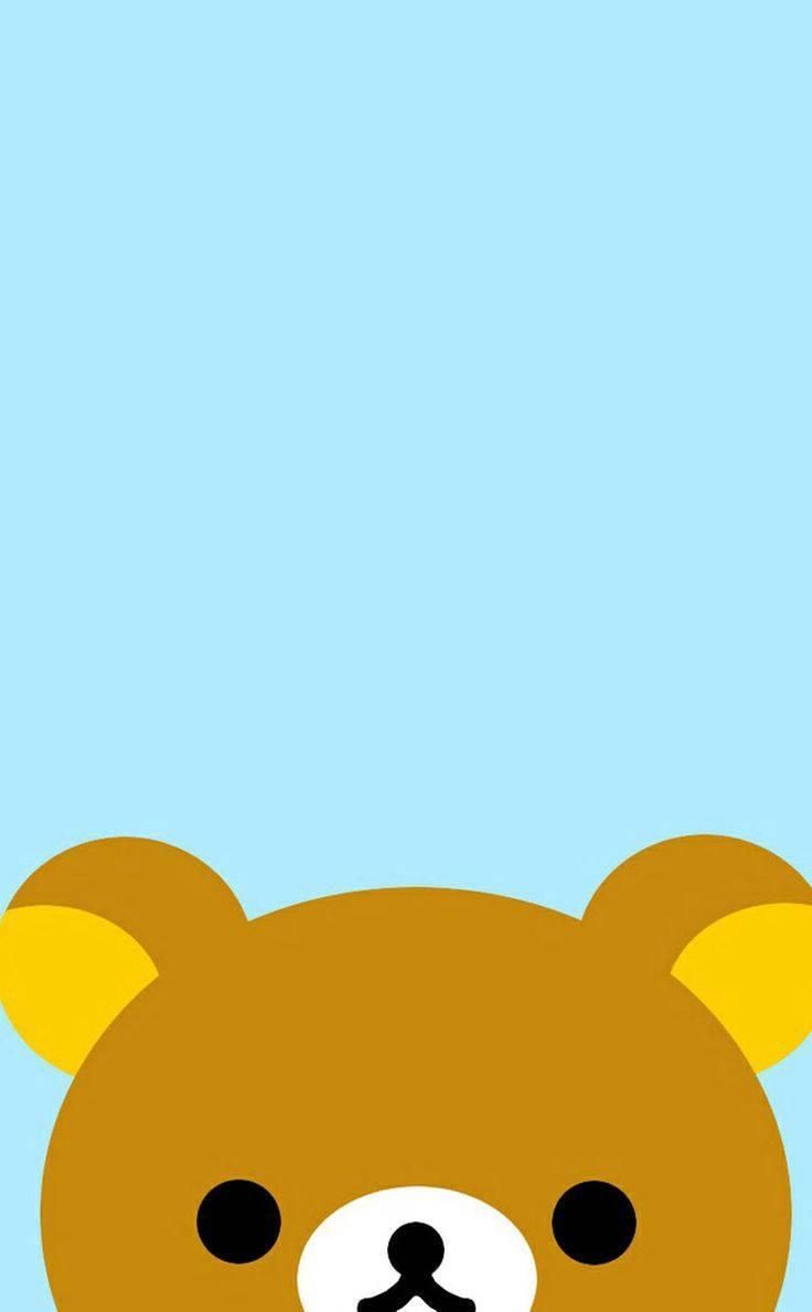 Brown Rilakkuma Bear Lazy-Day — 736x1189 wallpaper