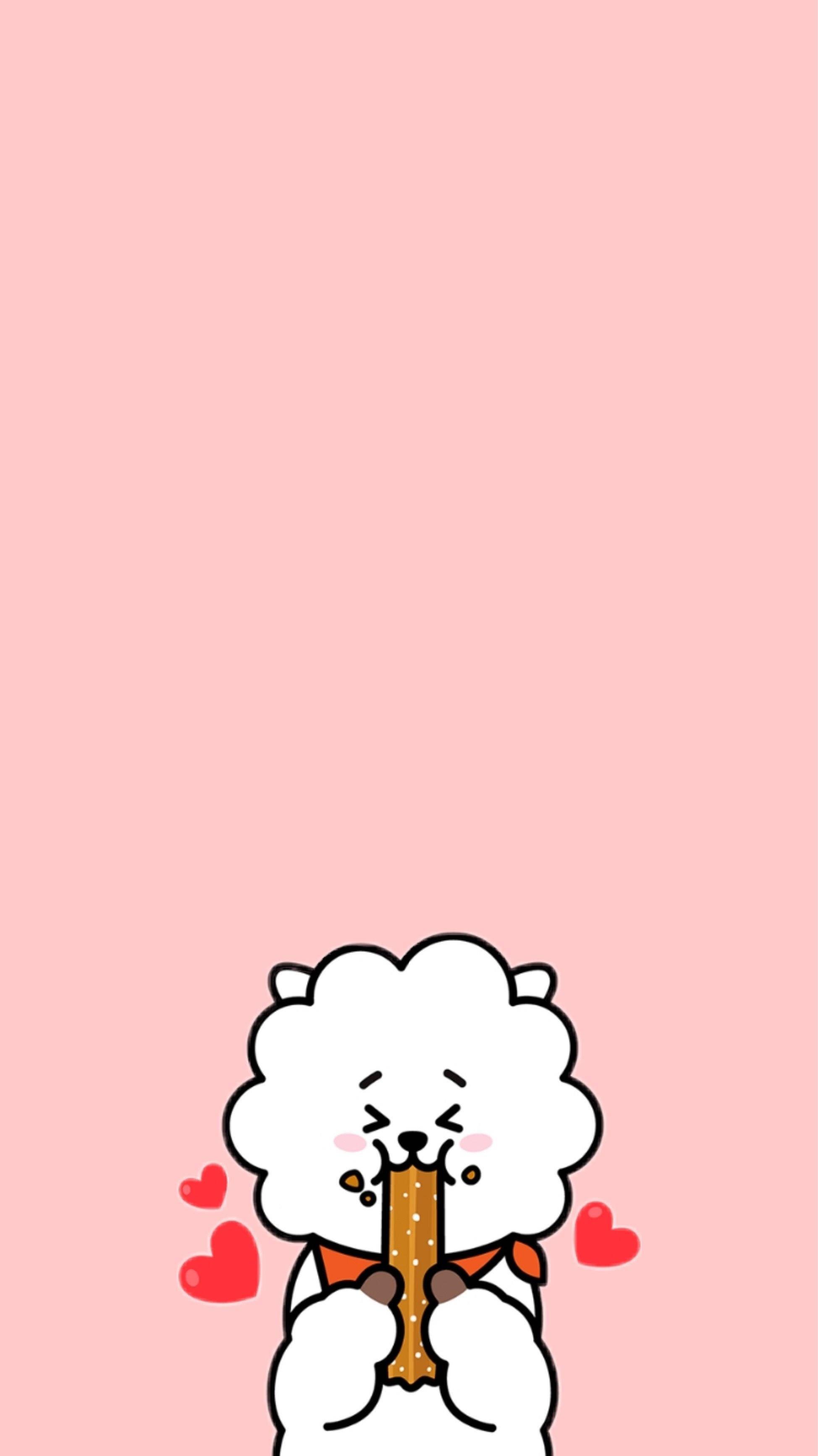 BT21 RJ Cartoon IPhone — 1948x3464 wallpaper