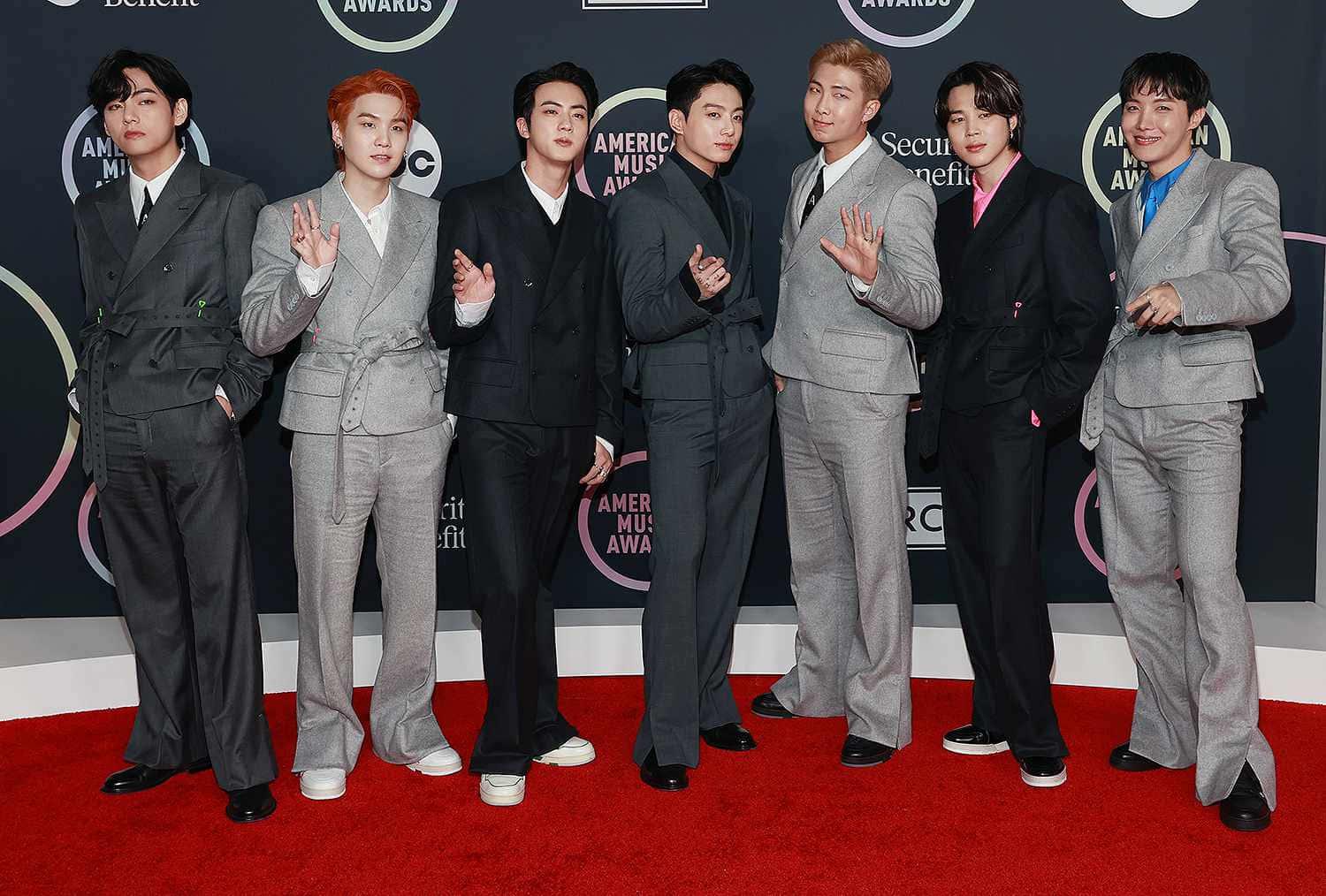 BTS 2021 AMA Red Carpet Picture