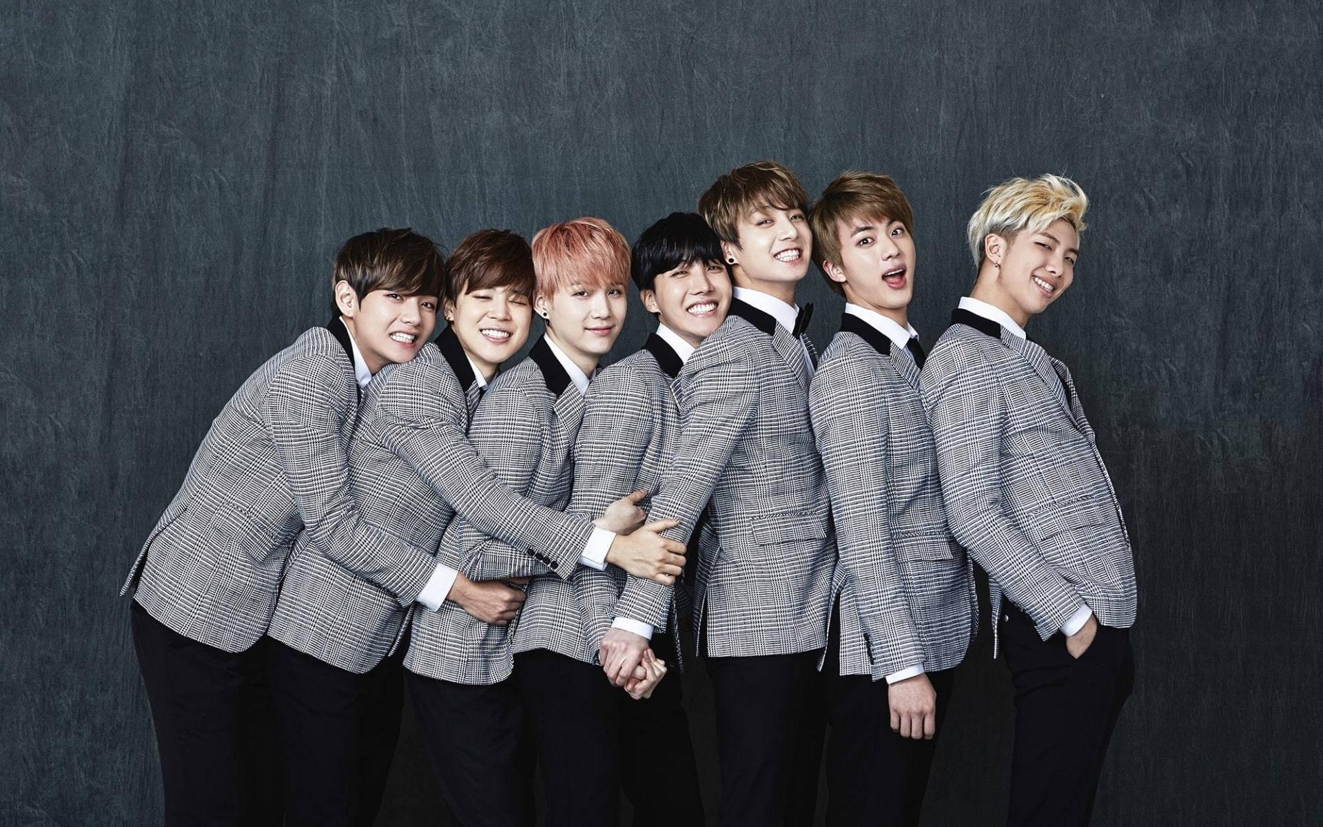 BTS Group Photo Side Profile — 1920x1200 wallpaper