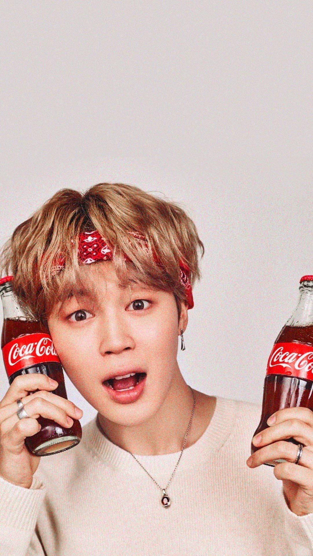 BTS Jimin For Coca-Cola — 1080x1920 wallpaper