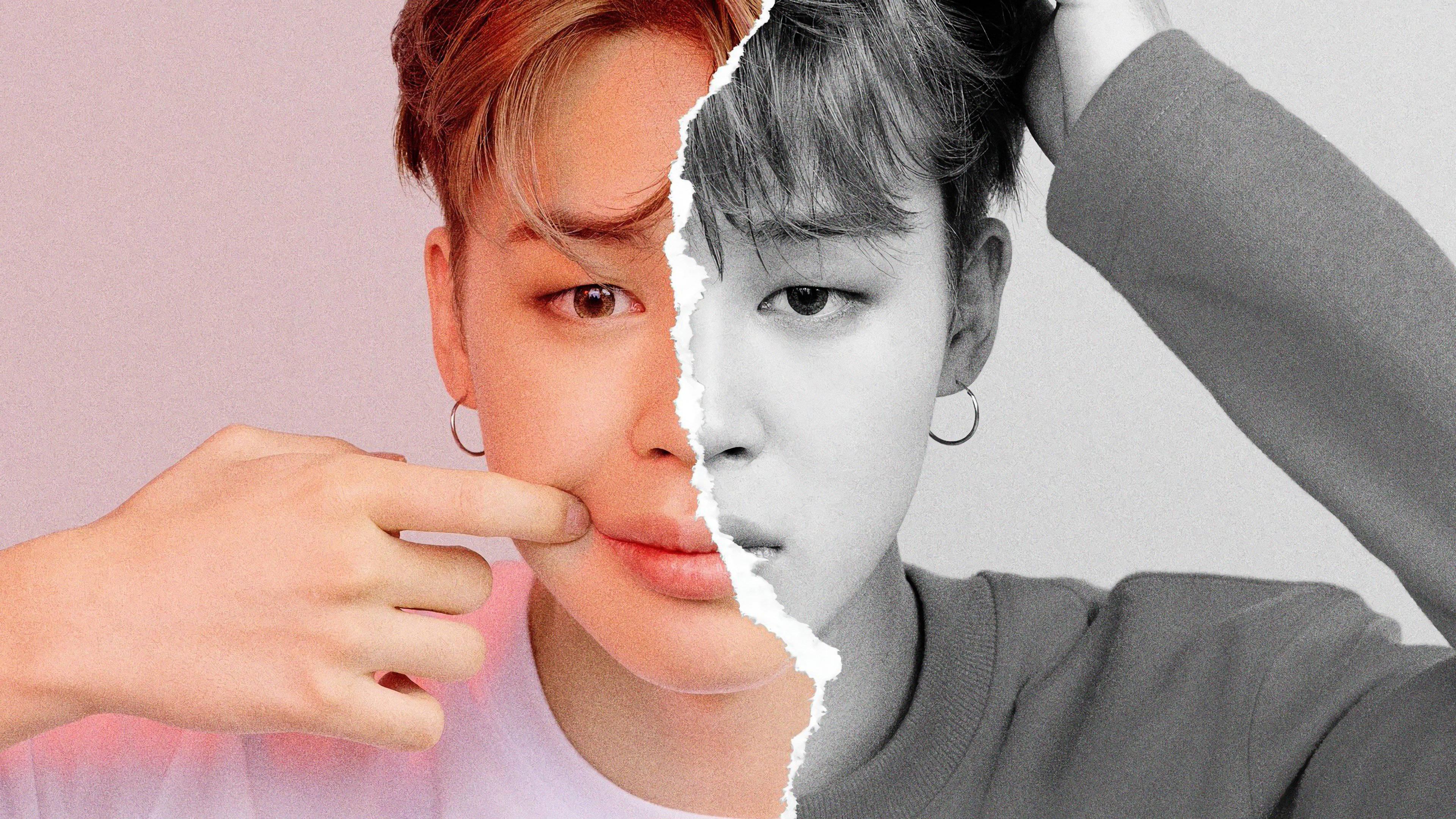 BTS Jimin Half Face — 3840x2160 wallpaper
