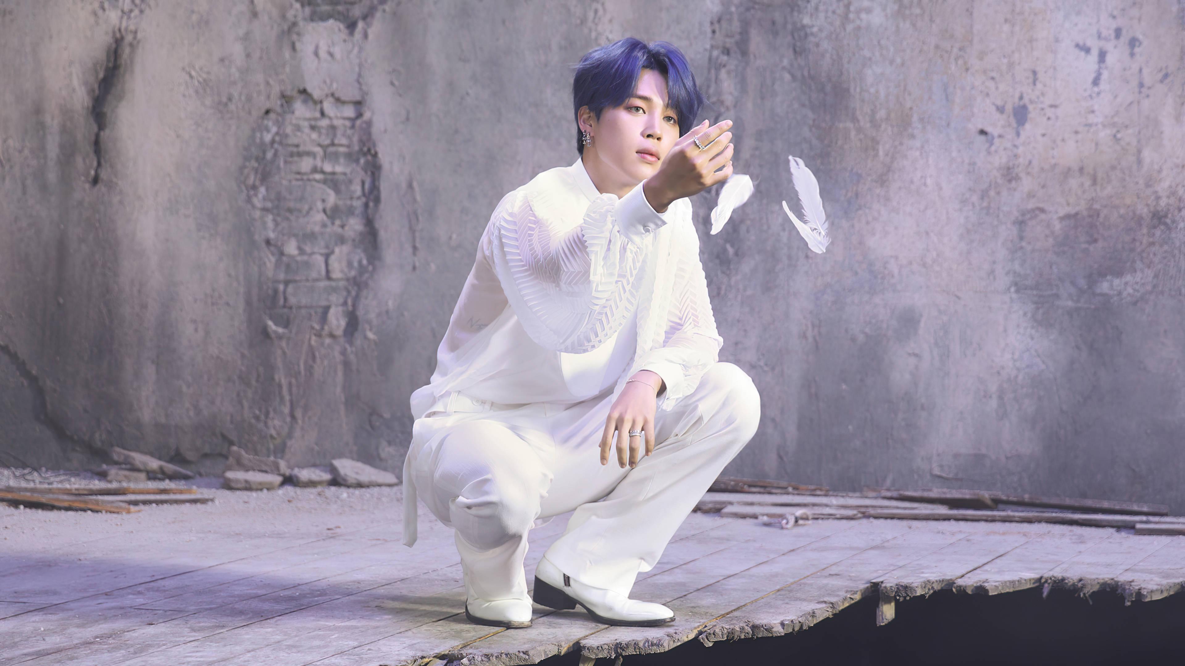 BTS Jimin White Swan — 3840x2160 wallpaper