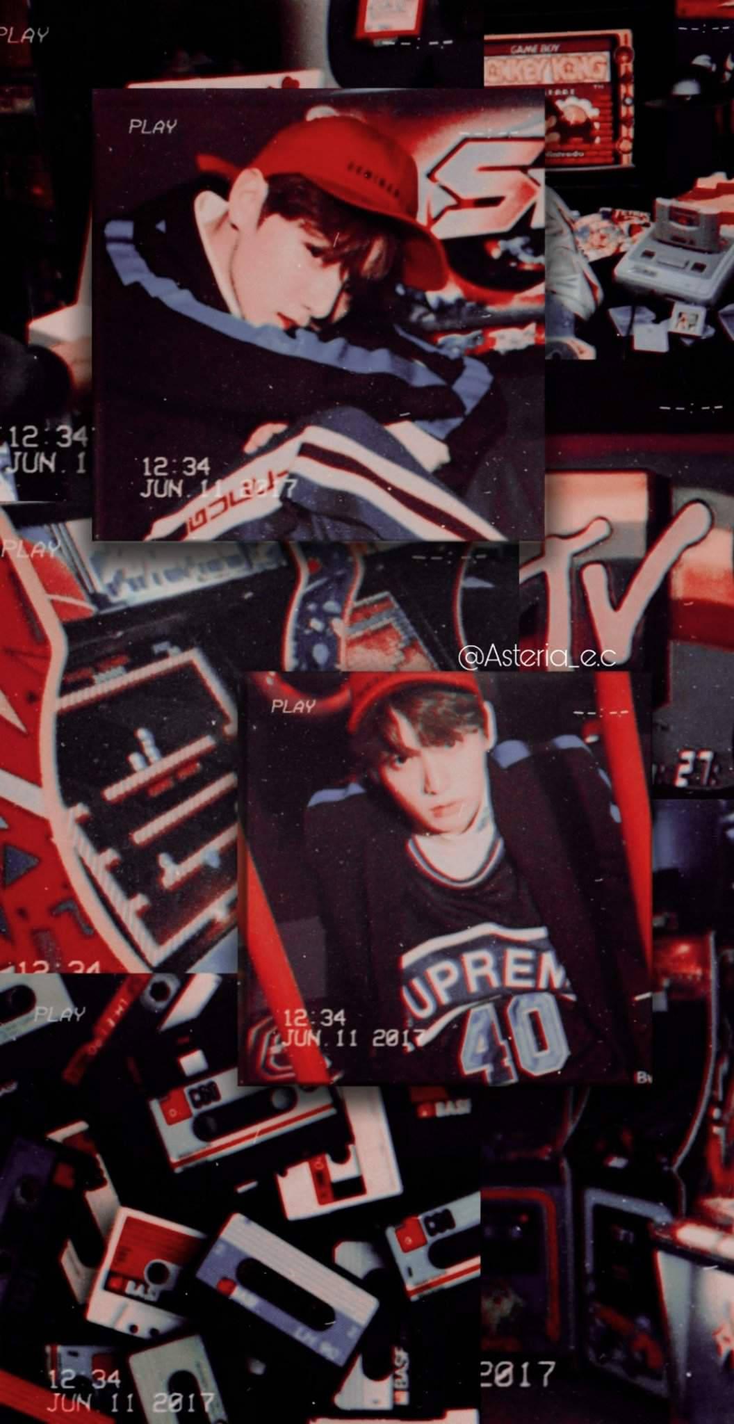 BTS JK Aesthetic Film Photos — 1056x2048 wallpaper