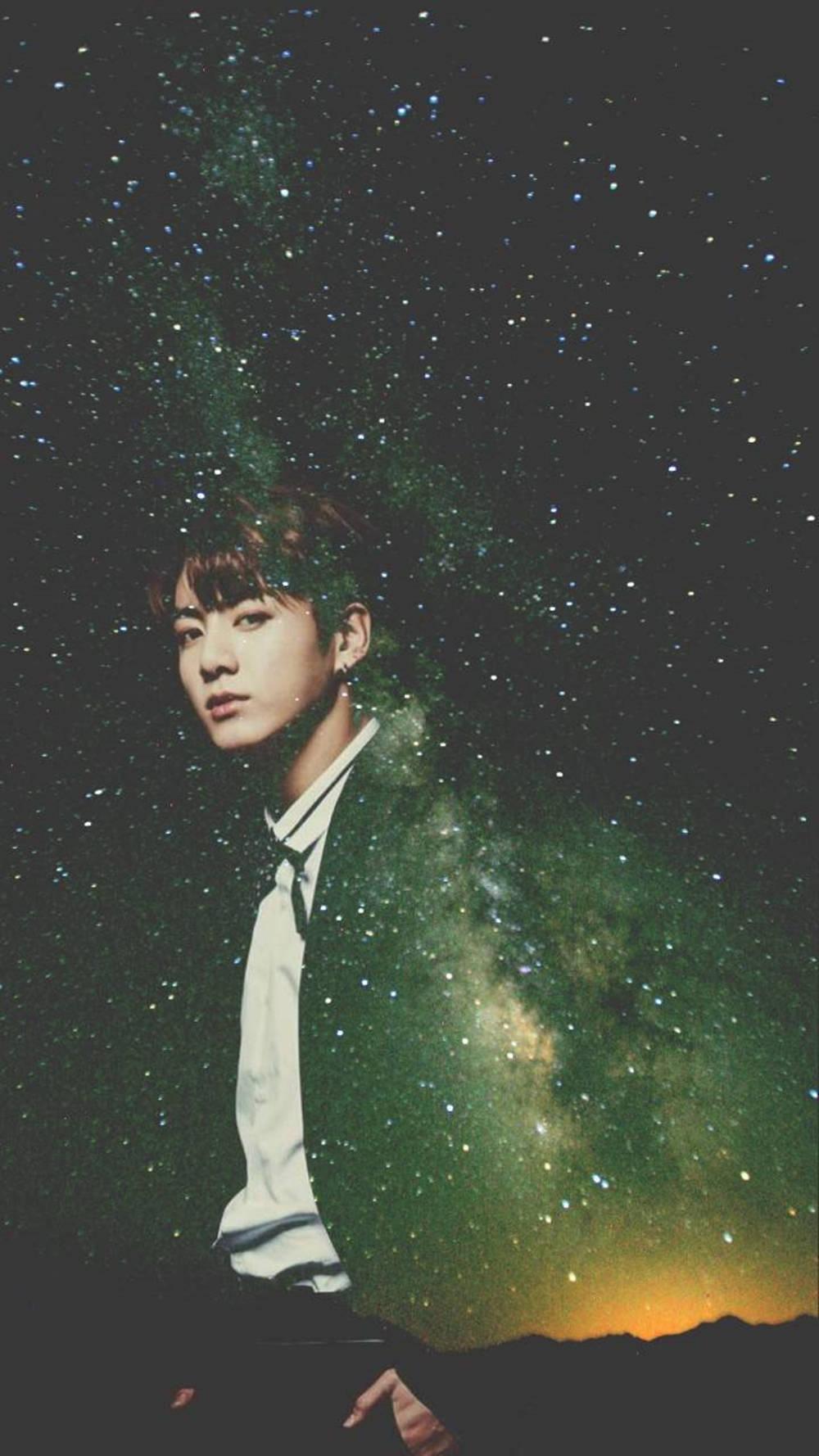 BTS JK Milky Way Illustration — 1000x1778 wallpaper
