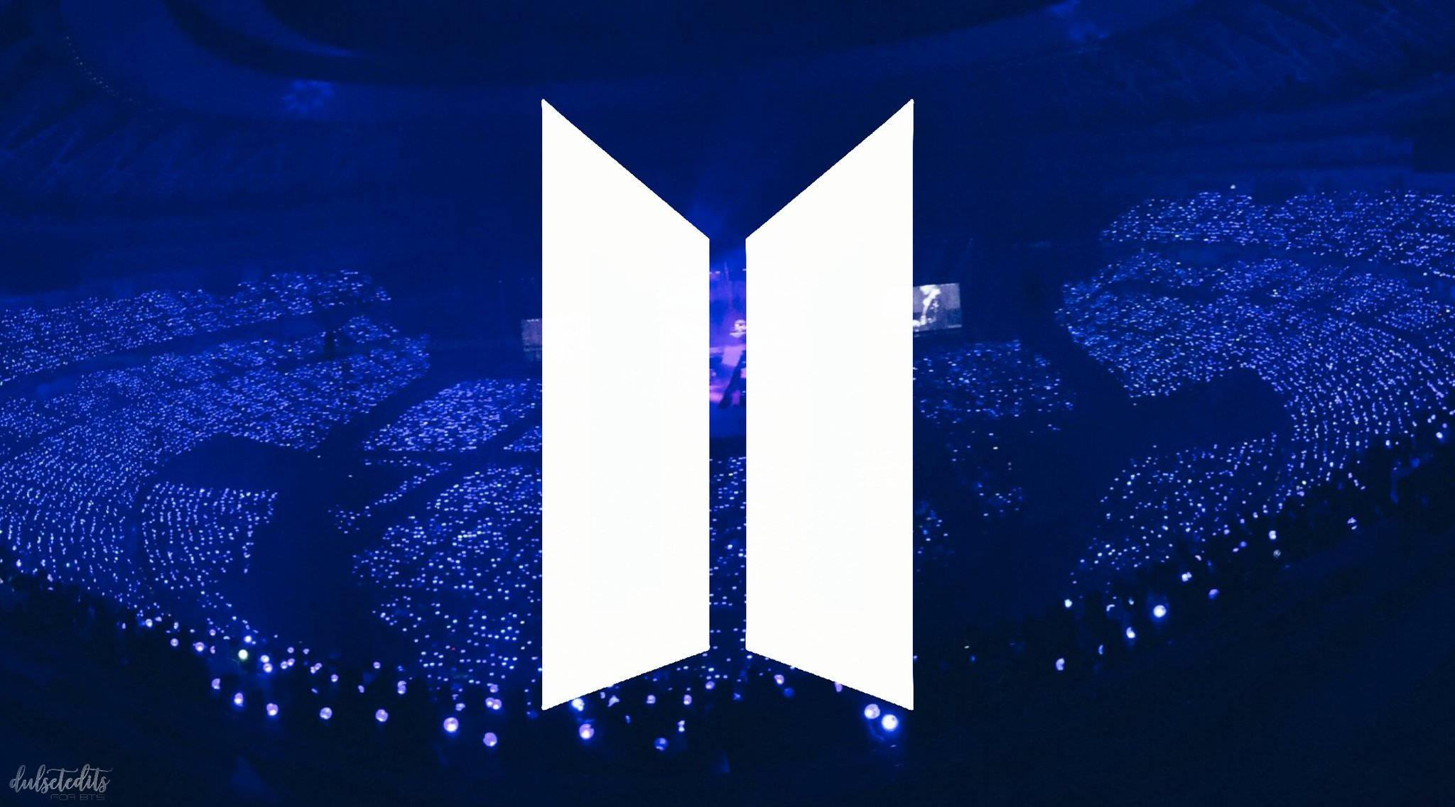 BTS Logo In Concert — 2048x1137 wallpaper