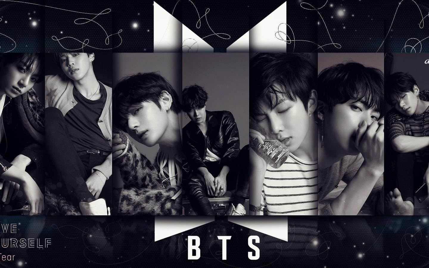 BTS Logo On Love Yourself Tear — 1440x900 wallpaper