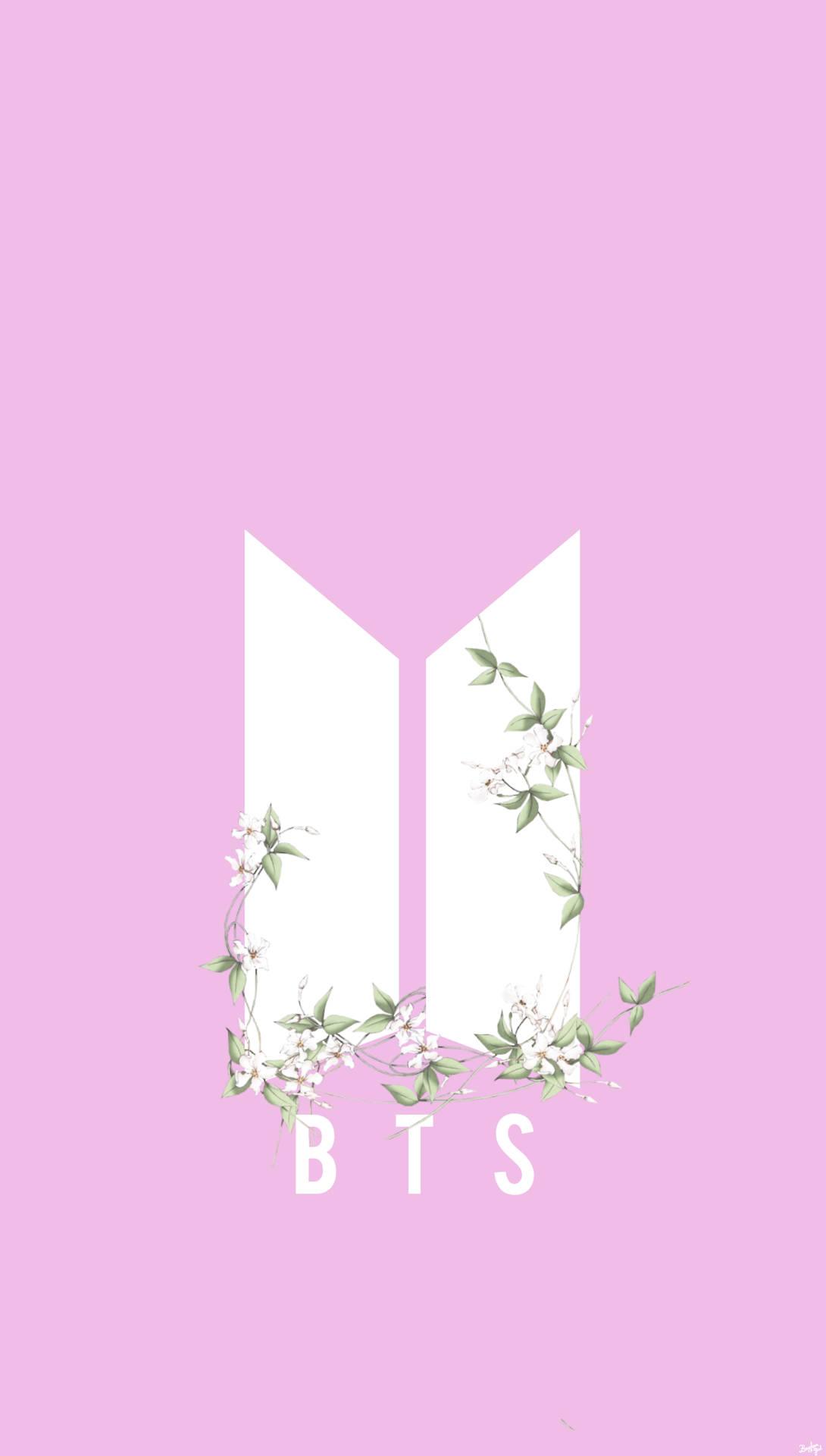 BTS Minimalist Logo — 1090x1920 wallpaper