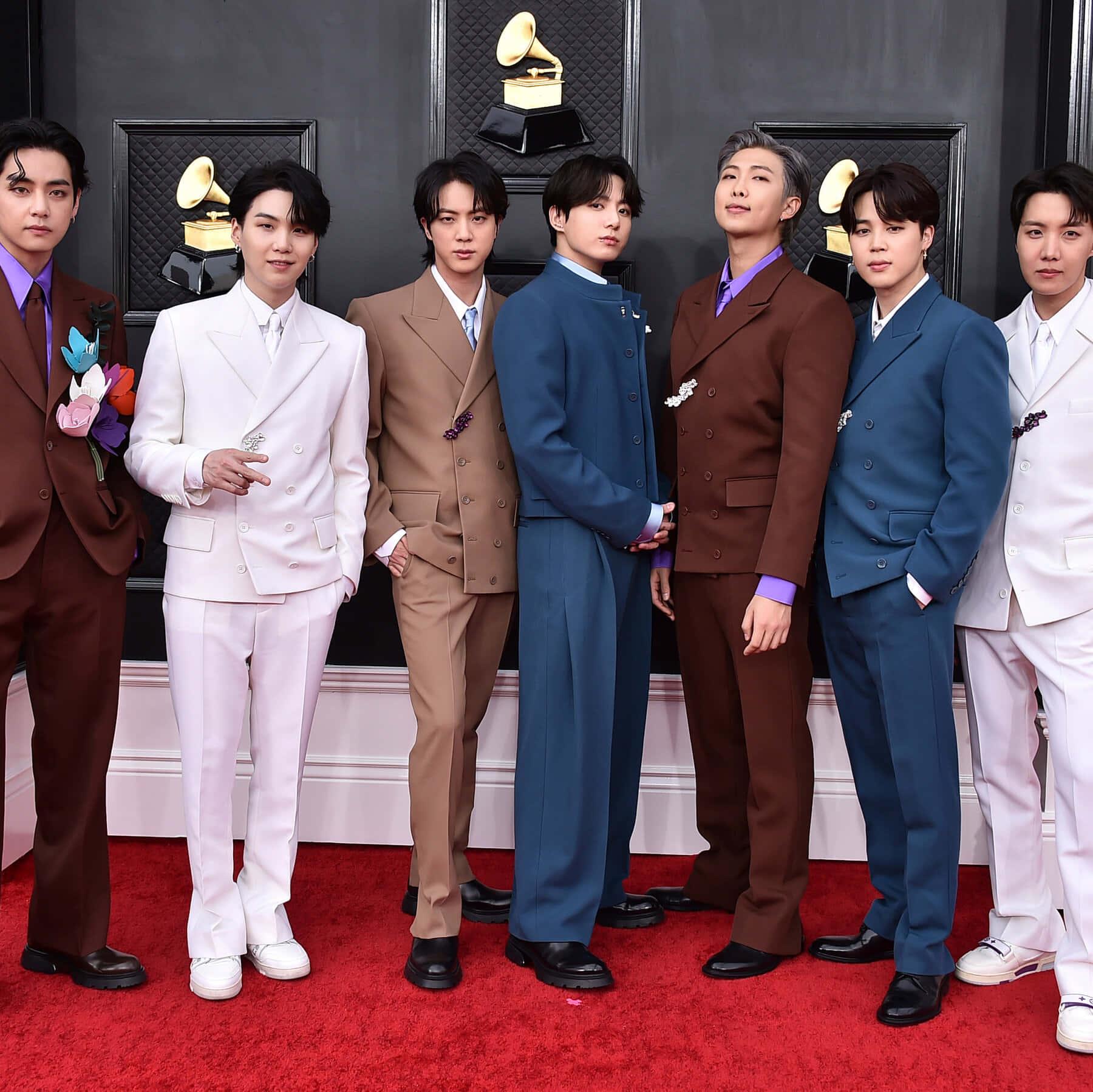 BTS Red Carpet Picture