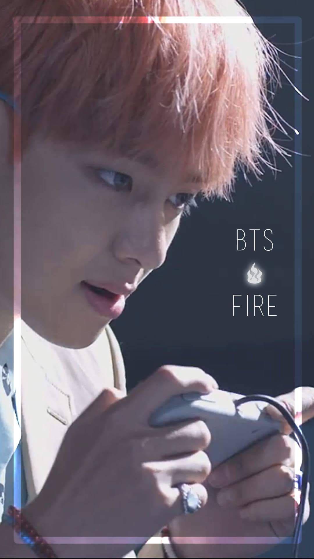 BTS Taehyung Fire — 1080x1920 wallpaper