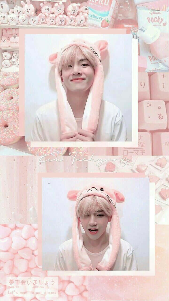BTS V poses for the camera — 720x1280 wallpaper