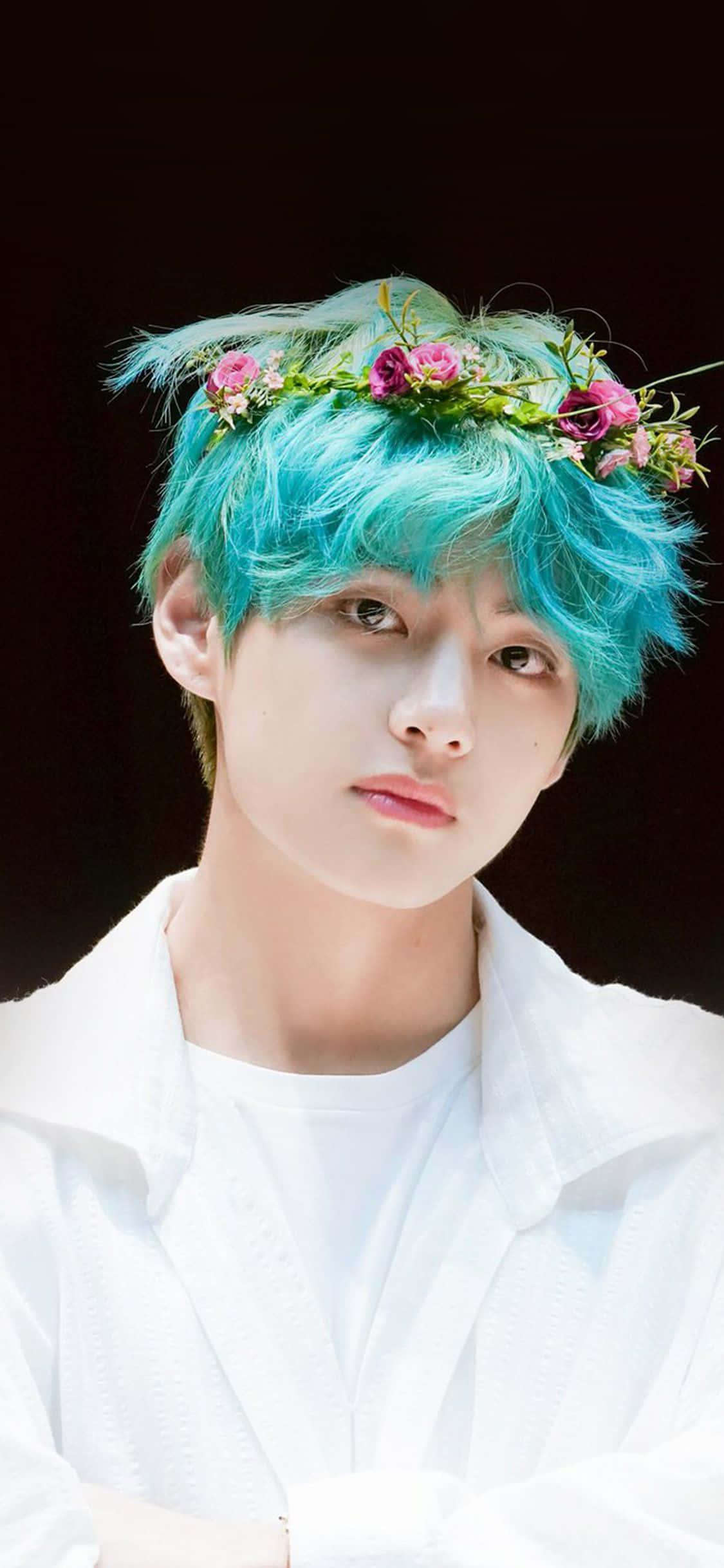 BTS V radiates youthful joy and confidence — 1125x2436 wallpaper