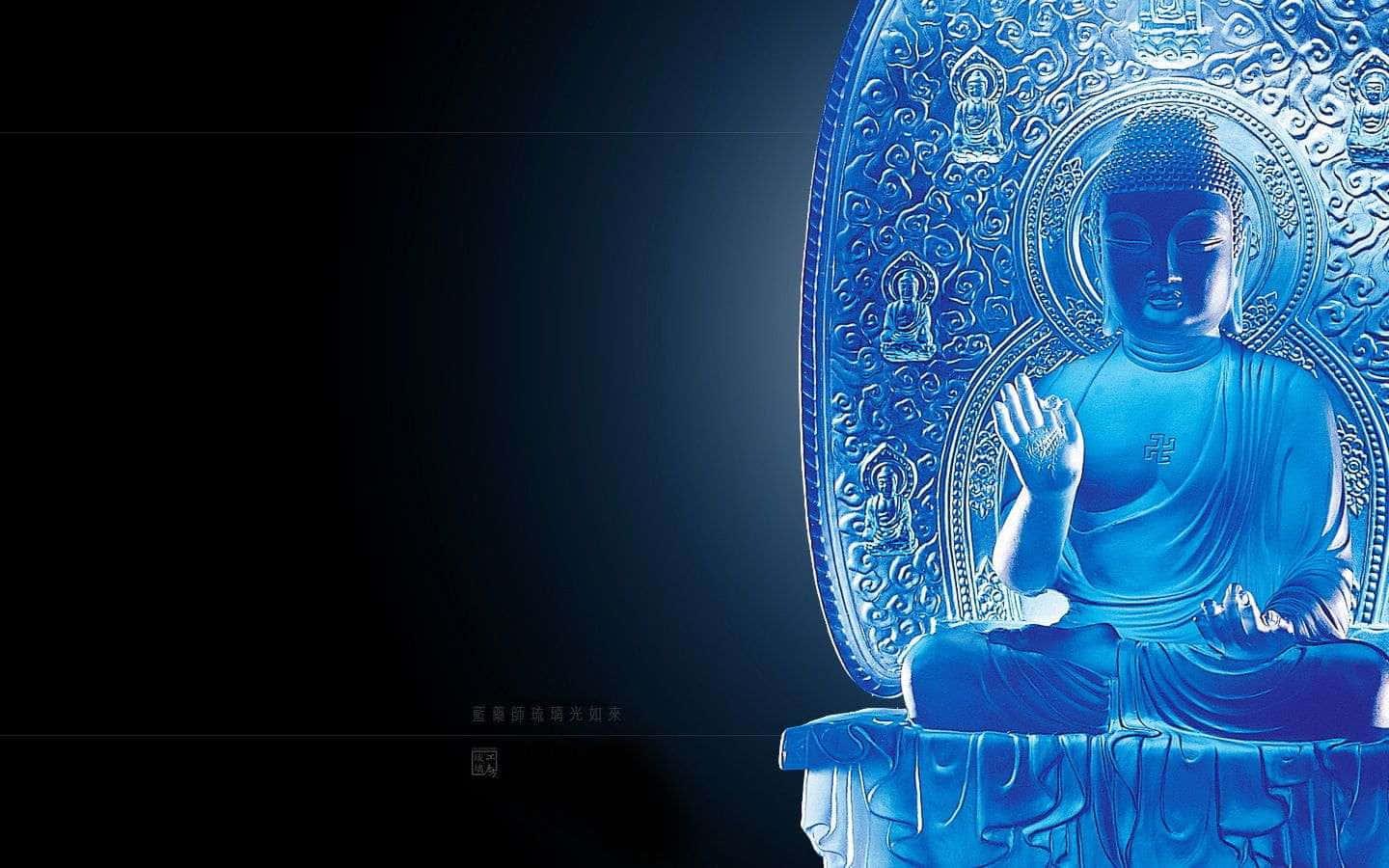 Buddah Meditating Amongst Nature — 1440x900 wallpaper