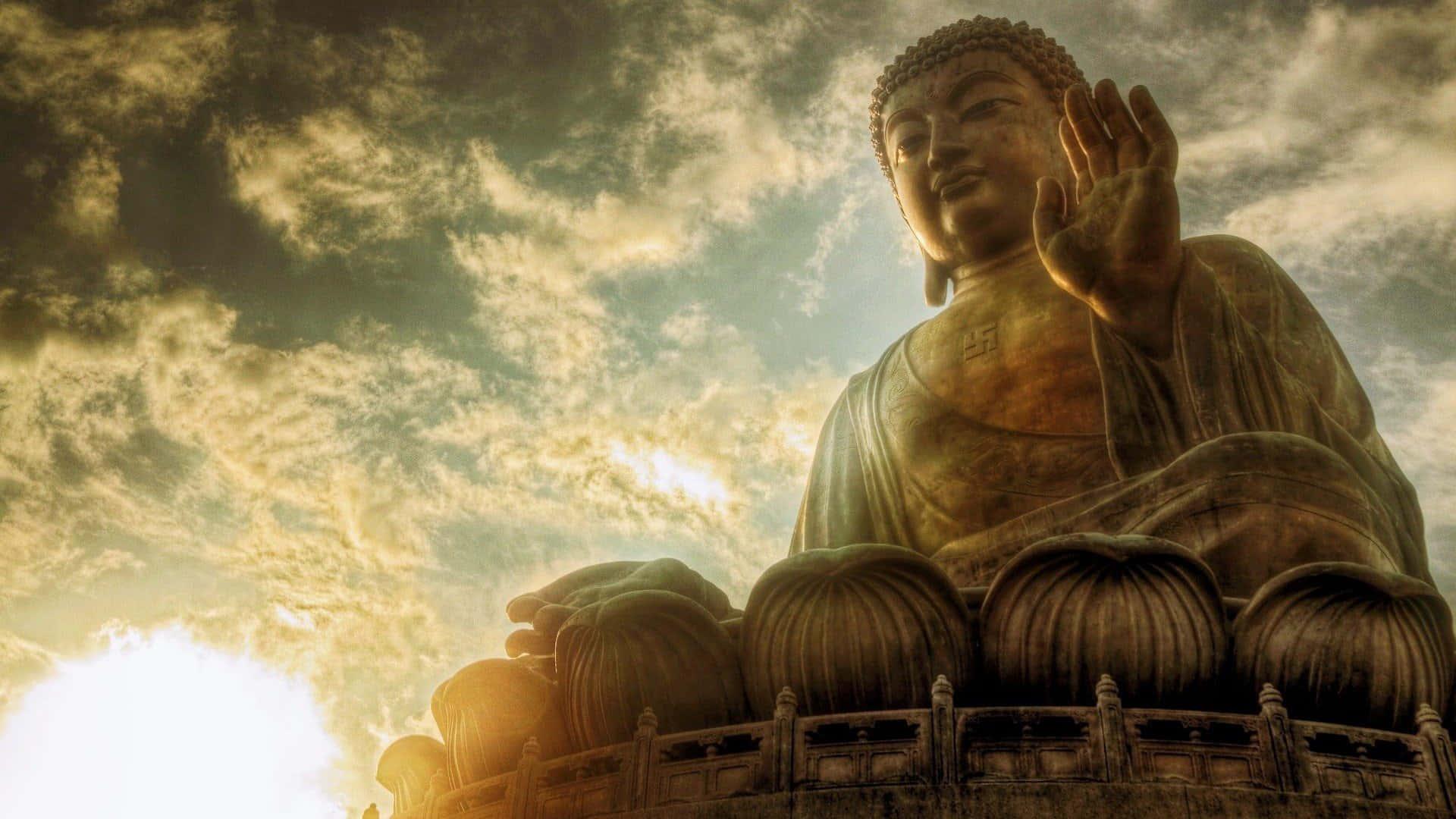 Buddha leads a life of tranquility and peace — 1920x1080 wallpaper