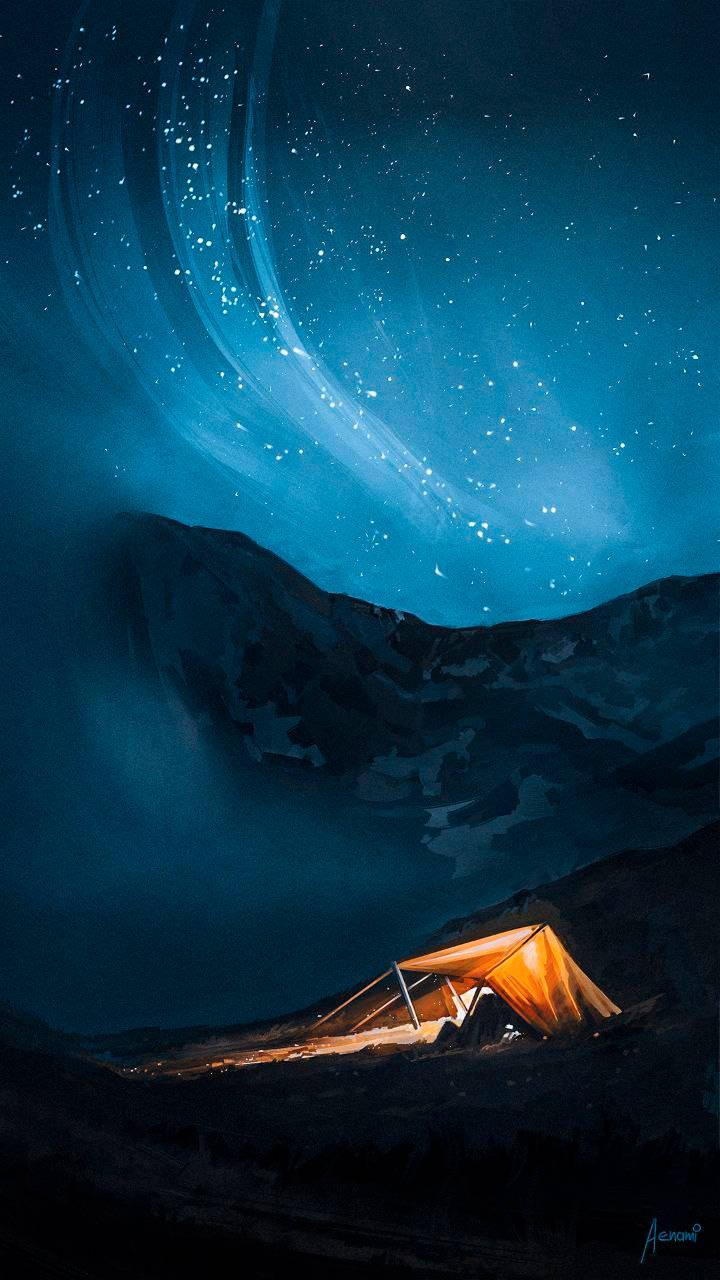Camp On Beautiful Phone — 720x1280 wallpaper