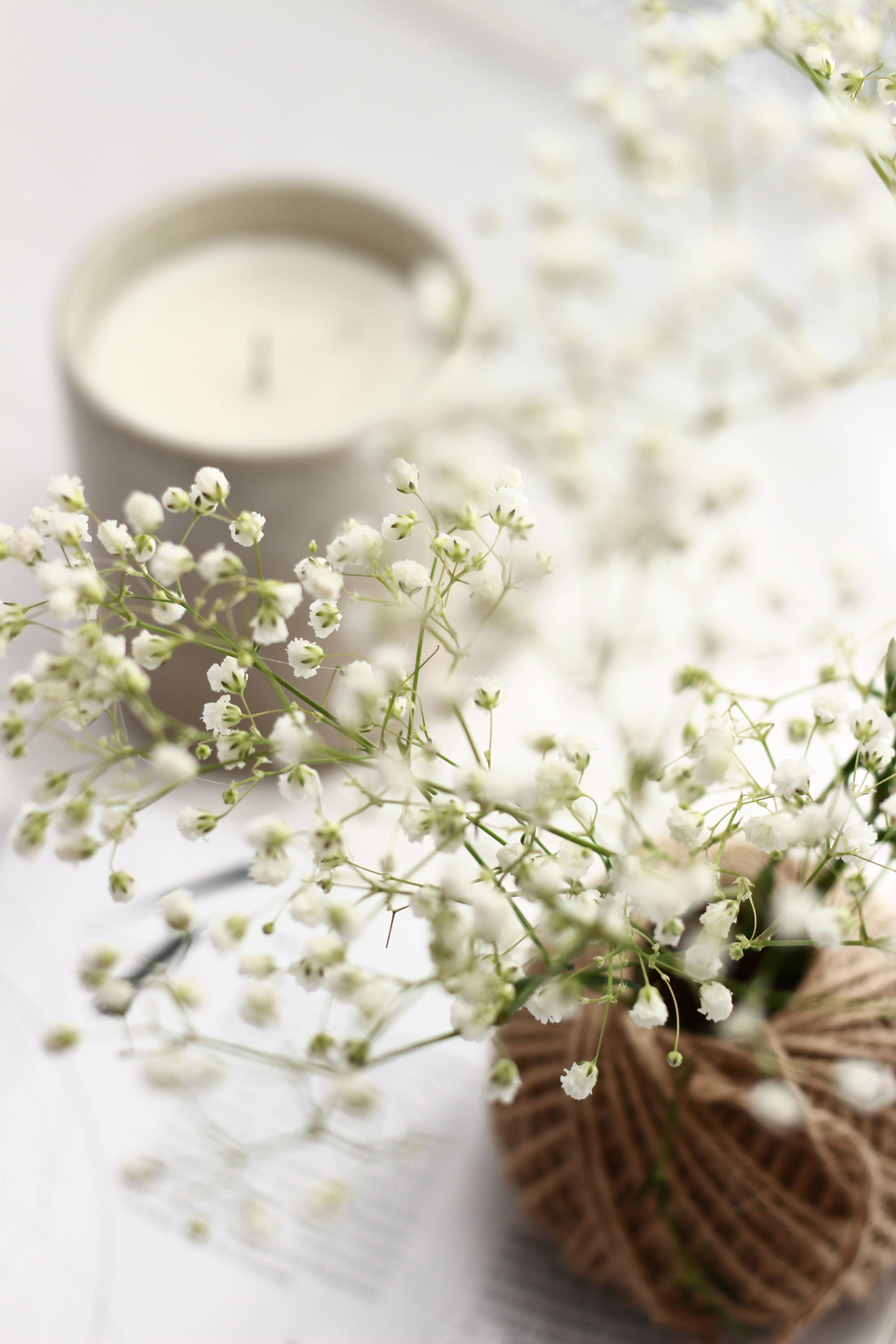 Candle White Aesthetic — 3456x5184 wallpaper