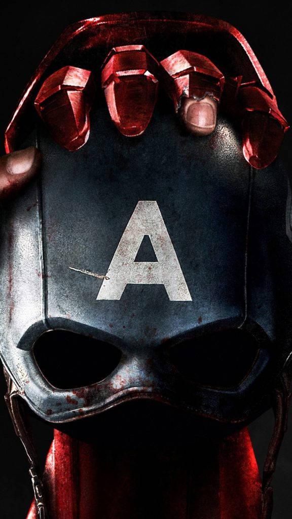 Captain America Helmet Iphone Live — 576x1024 wallpaper