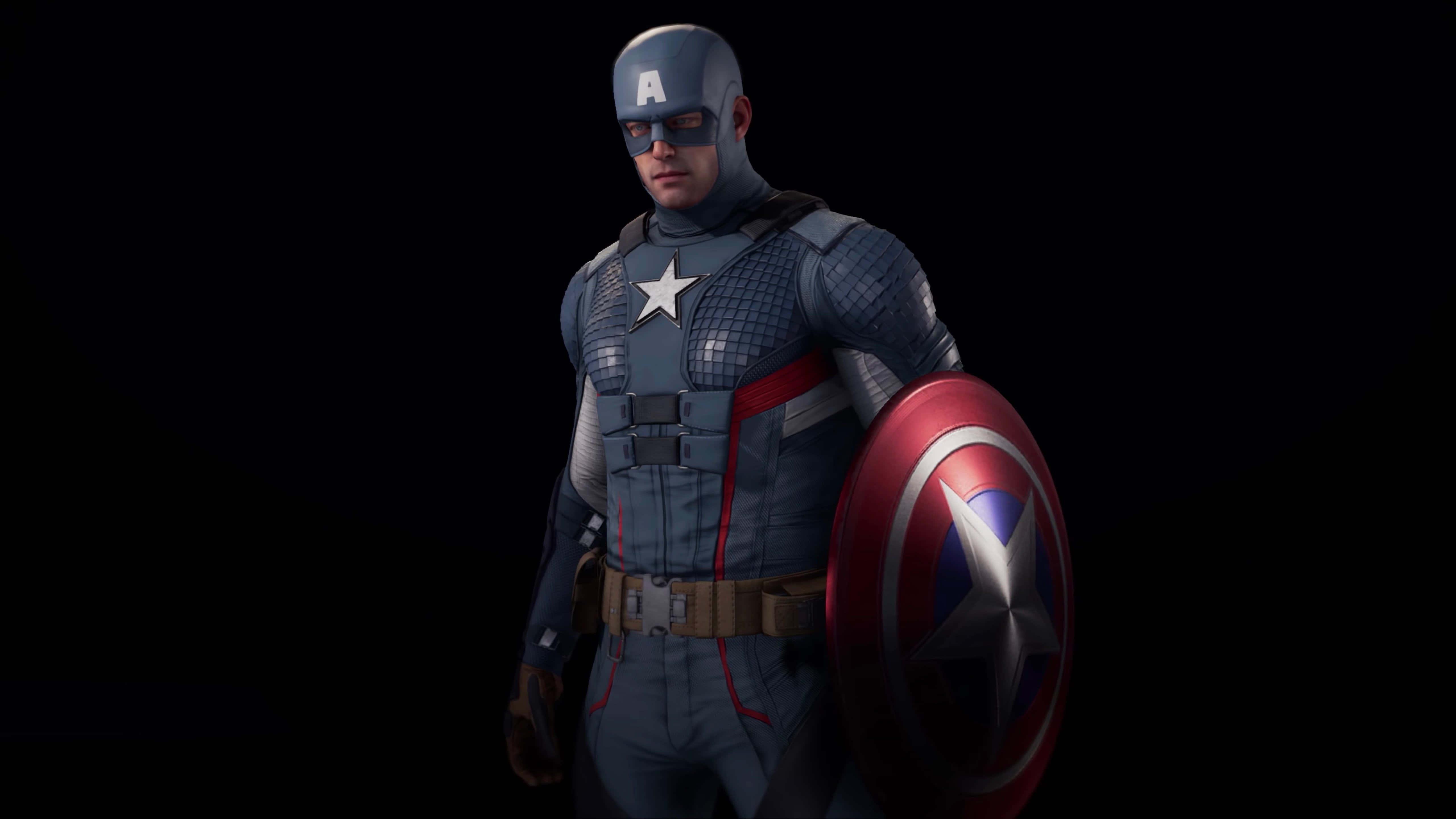 Captain America here to save the day — 5120x2880 wallpaper