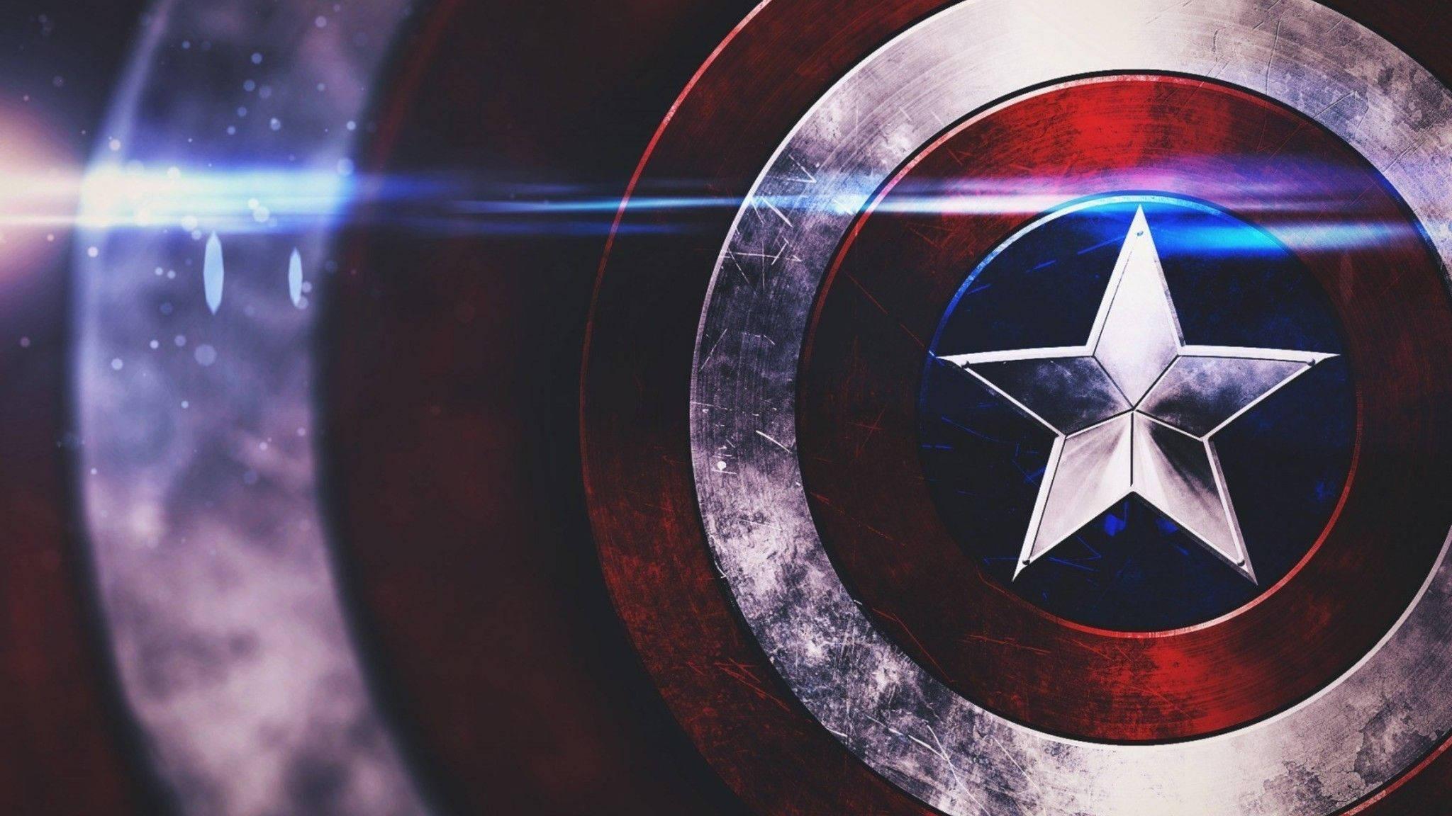 Captain America's Shield of Strength — 2048x1152 wallpaper