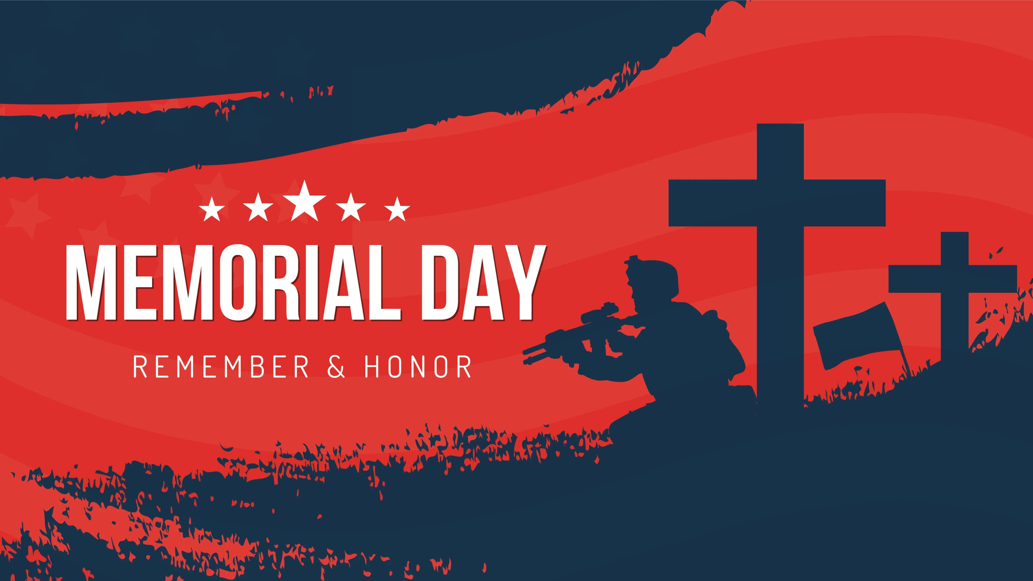 A tribute to heroes - Memorial Day backdrop — 4000x2252 wallpaper