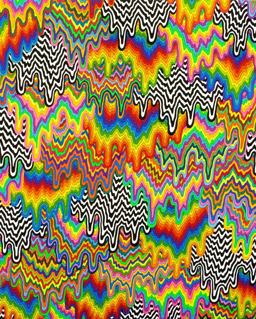 Artistic Drip Painting in Resonating Colors — 1000x1244 wallpaper