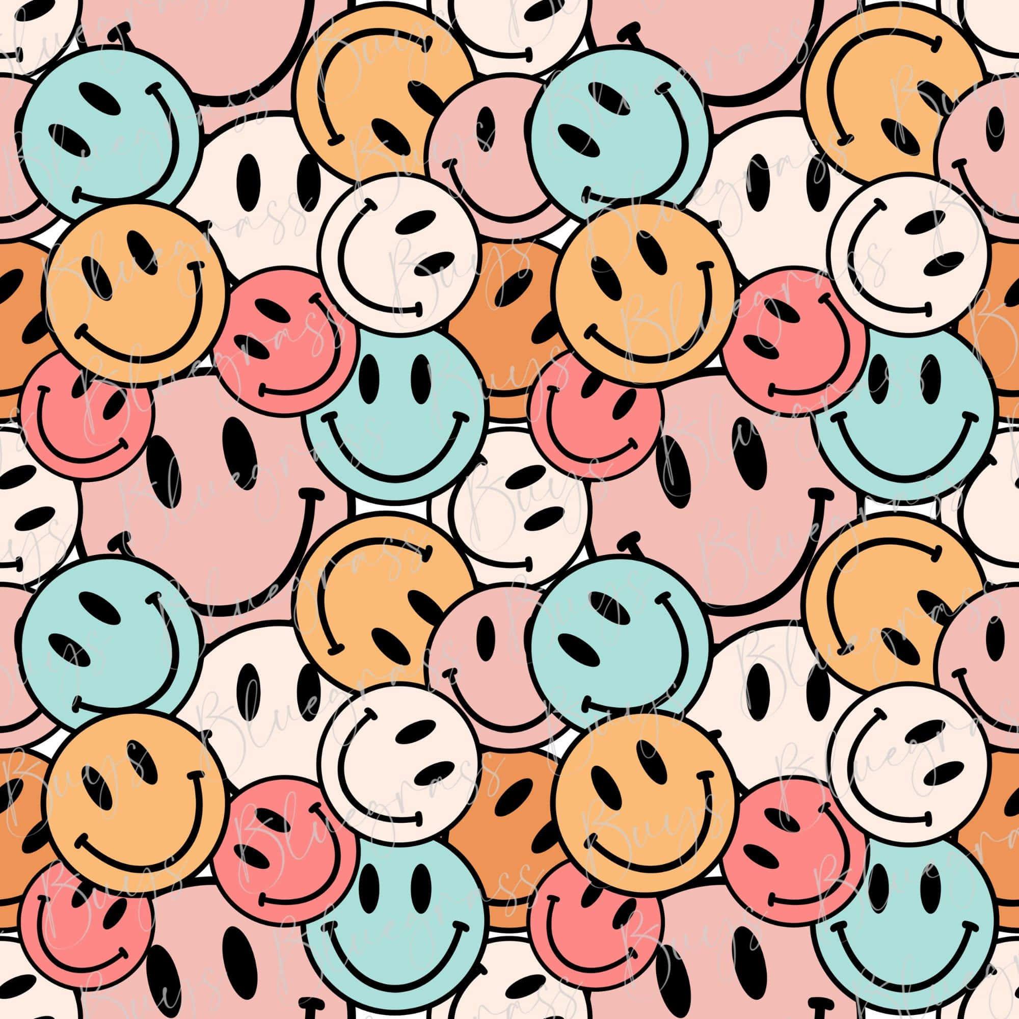 Brighten Your Day with a Preppy Smiley Face — 2000x2000 wallpaper