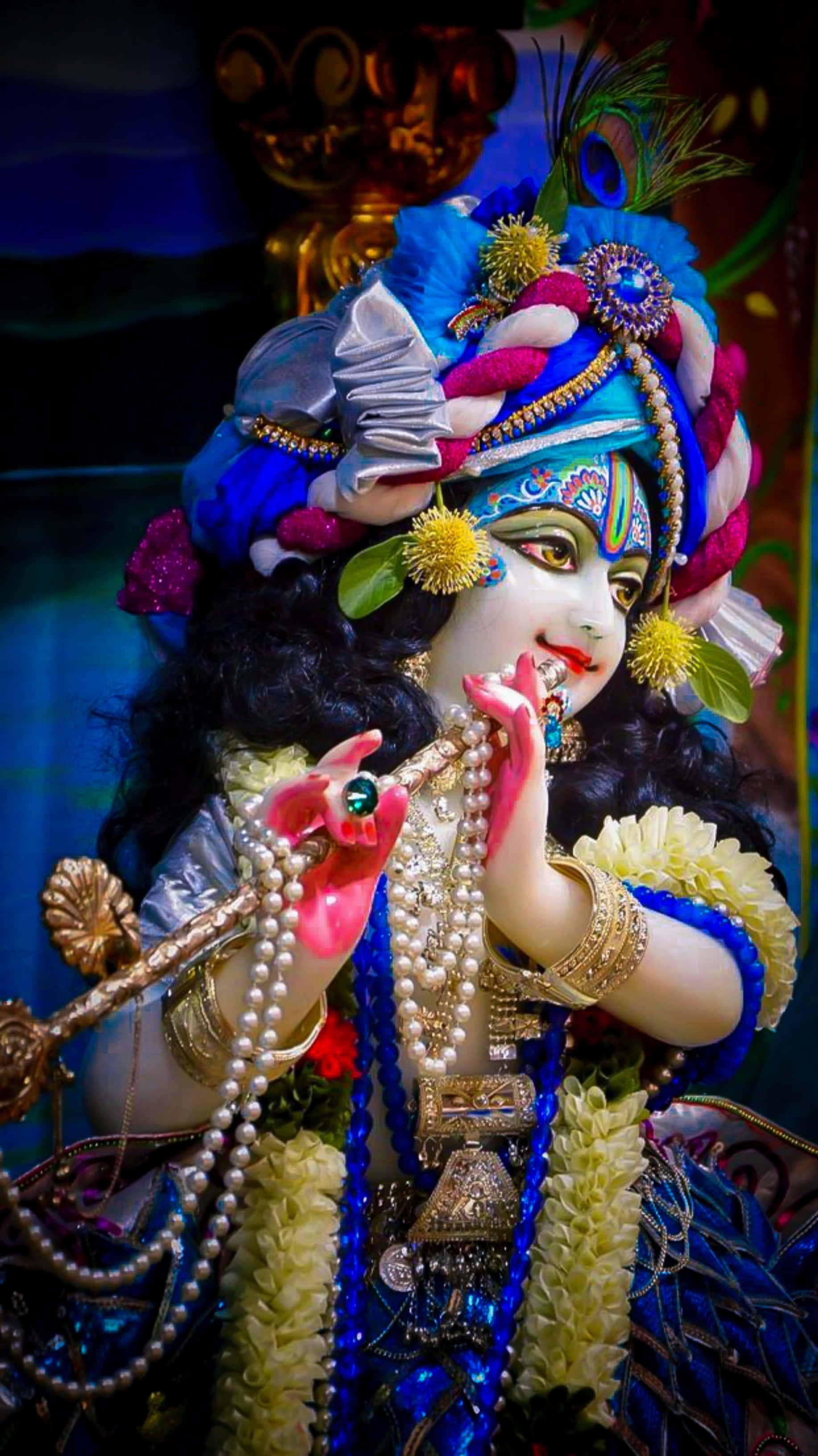 Göttliche romantik von radha krishna