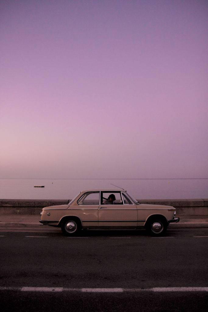Enigmatic Drive Under the Purple Sky - PFP Aesthetic — 683x1024 wallpaper