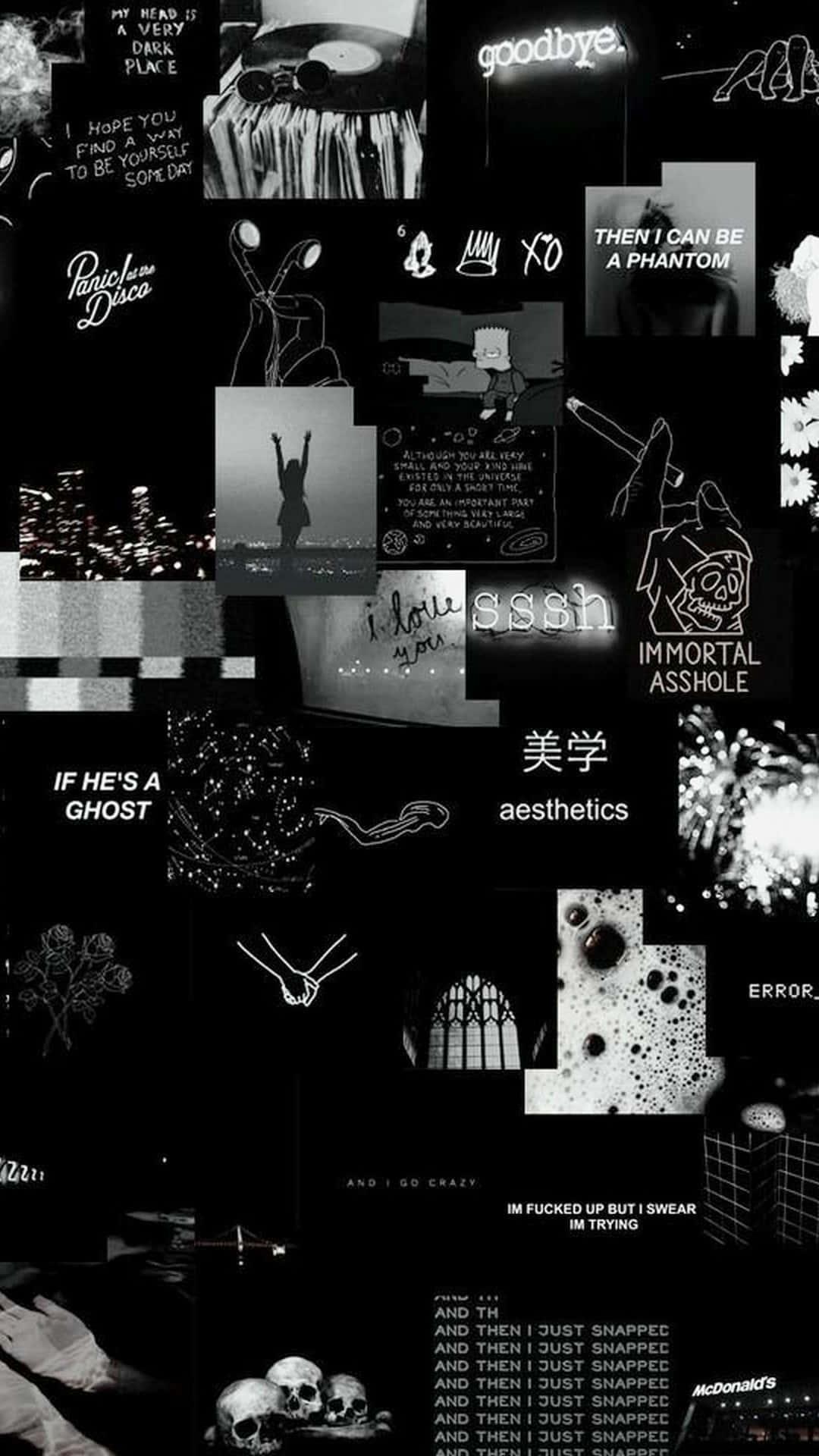 Essence of Elegance in Darkness — 1080x1920 wallpaper