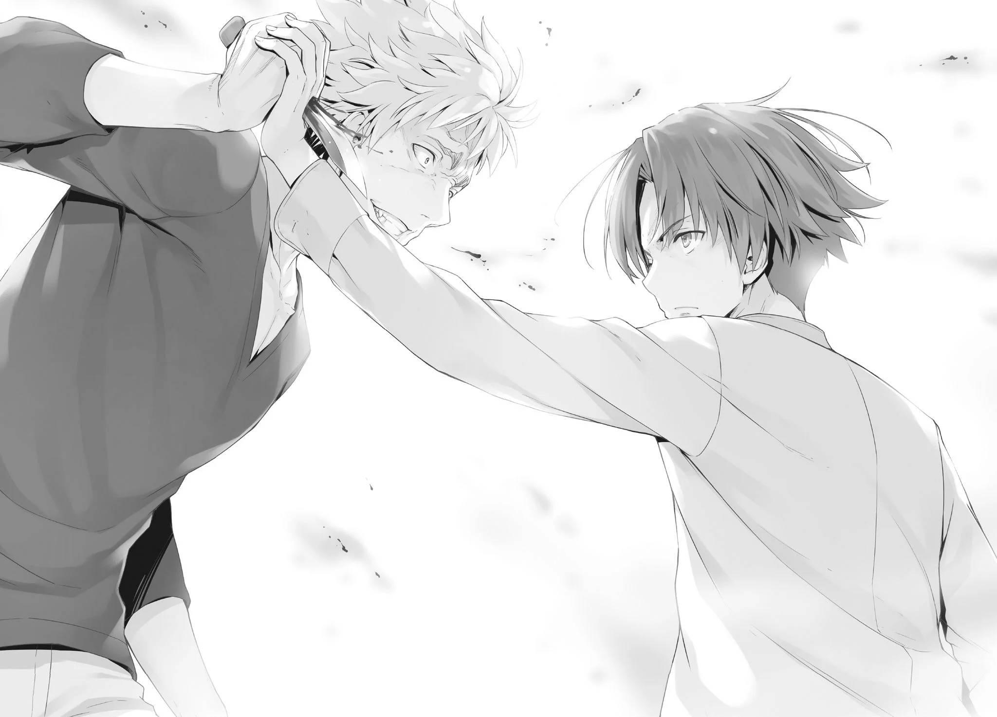 Kiyotaka Ayanokoji in an Intense Street Fight — 2048x1474 wallpaper