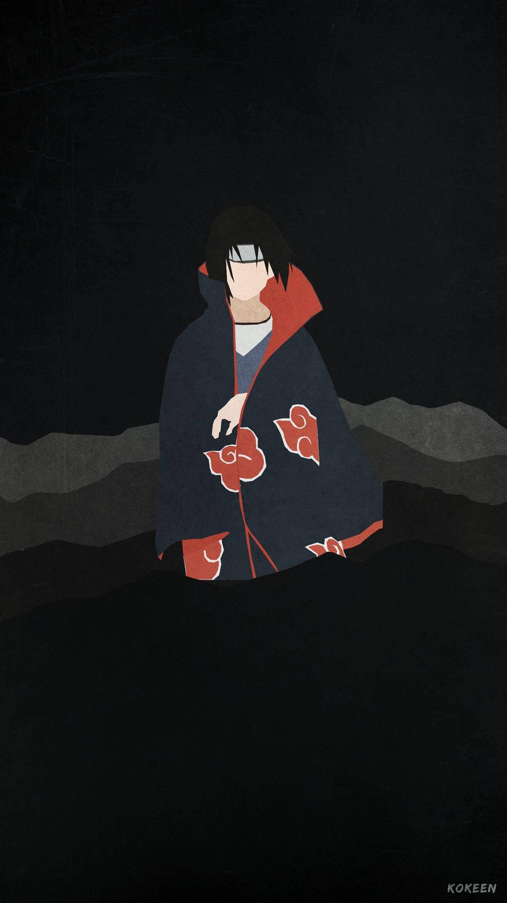 Minimalist Itachi Uchiha Phone Wallpaper — 1024x1821 wallpaper