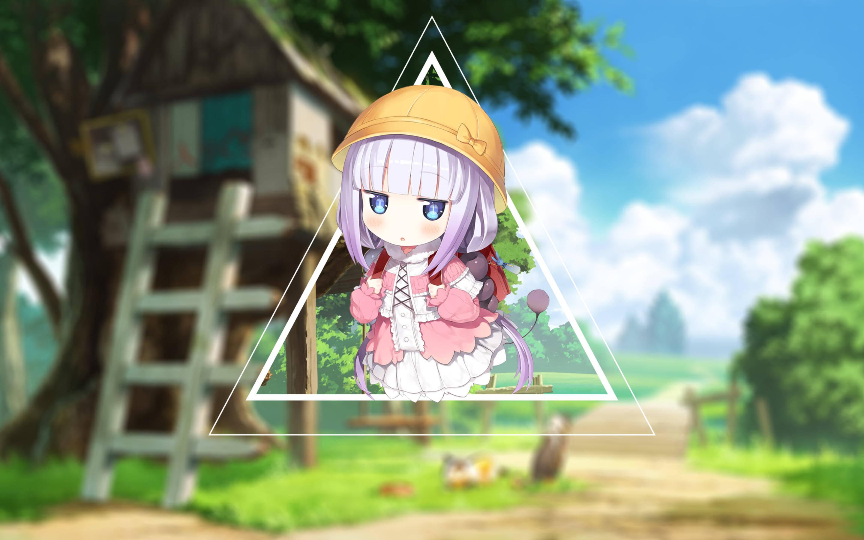 Stylish Anime Profile - Kanna Kobayashi — 2880x1800 wallpaper