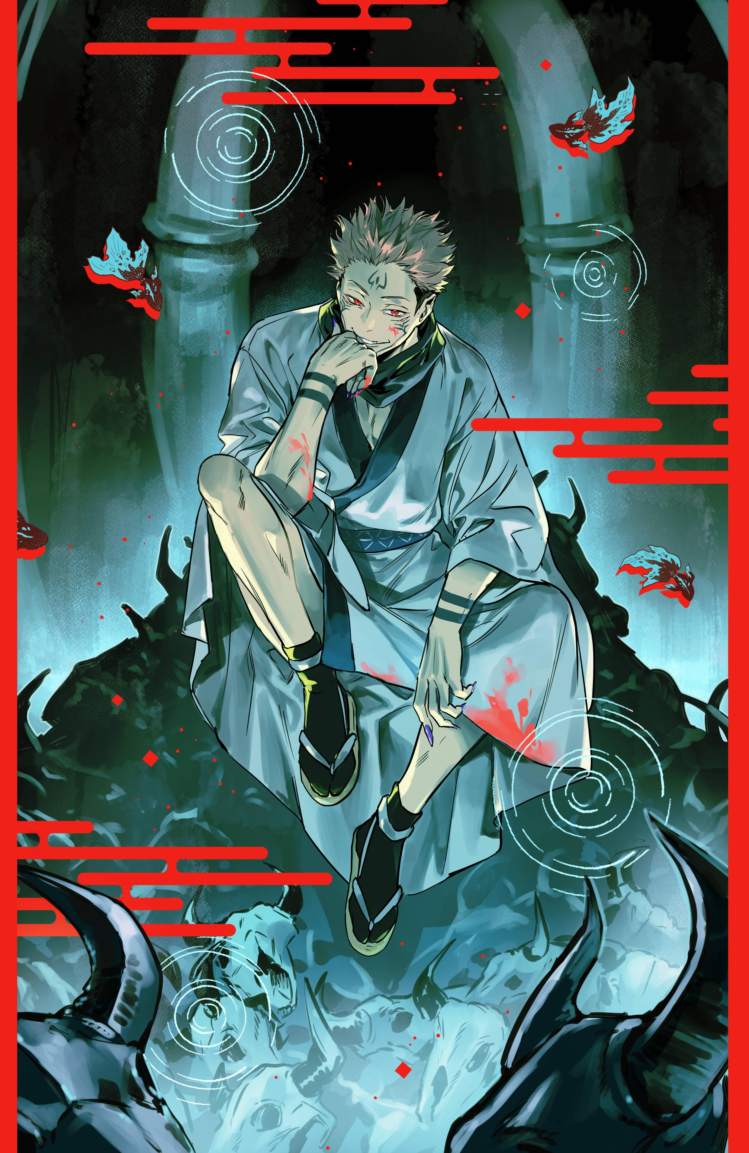 Caption: Sukuna - The Powerful King of Curses
