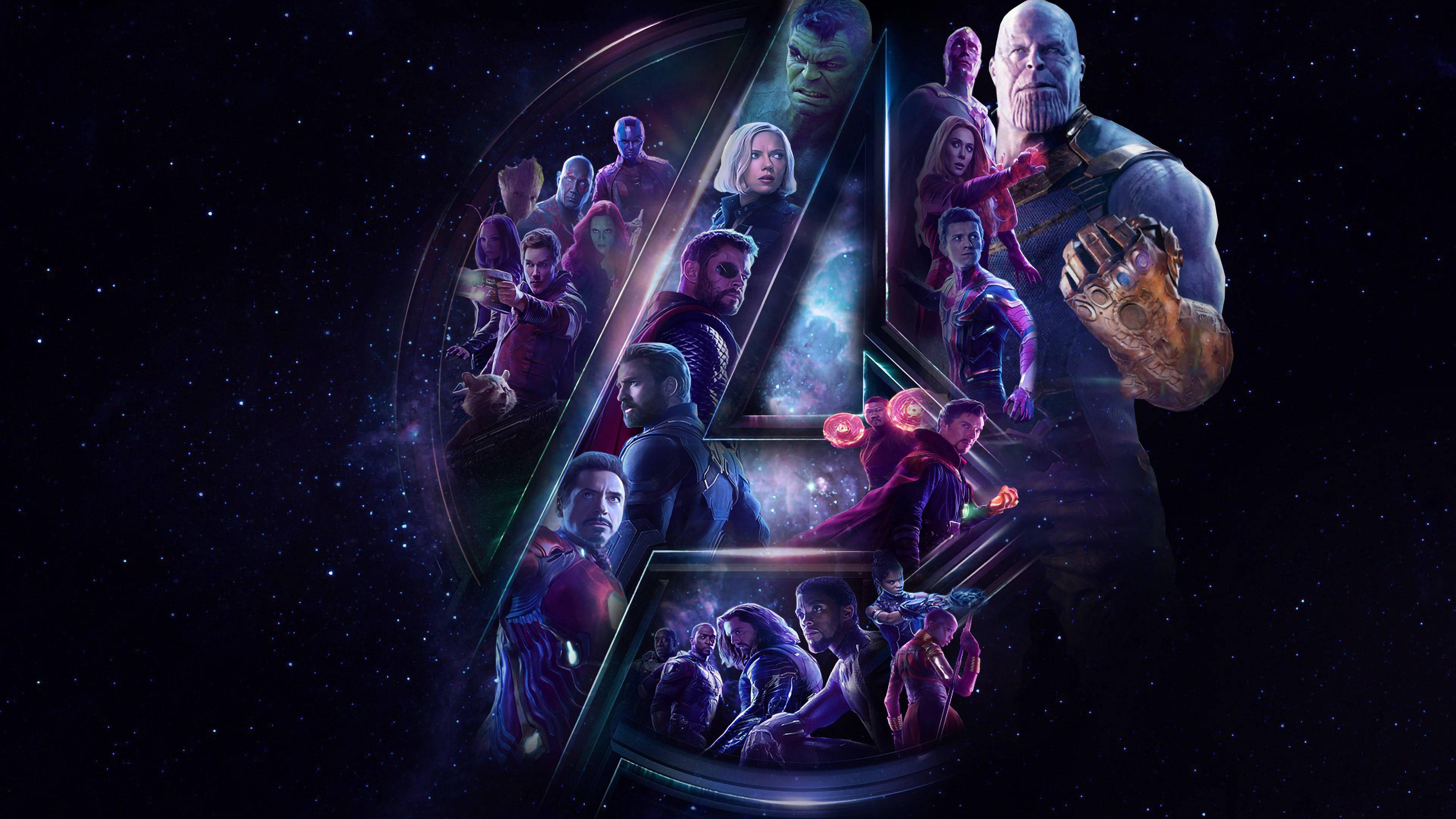 The Avengers 4K Heroic Gathering — 3840x2160 wallpaper