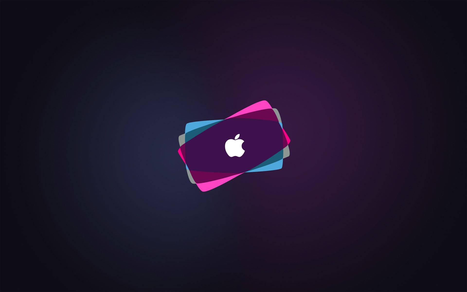 Vibrant Neon Apple Emblem — 1920x1200 wallpaper