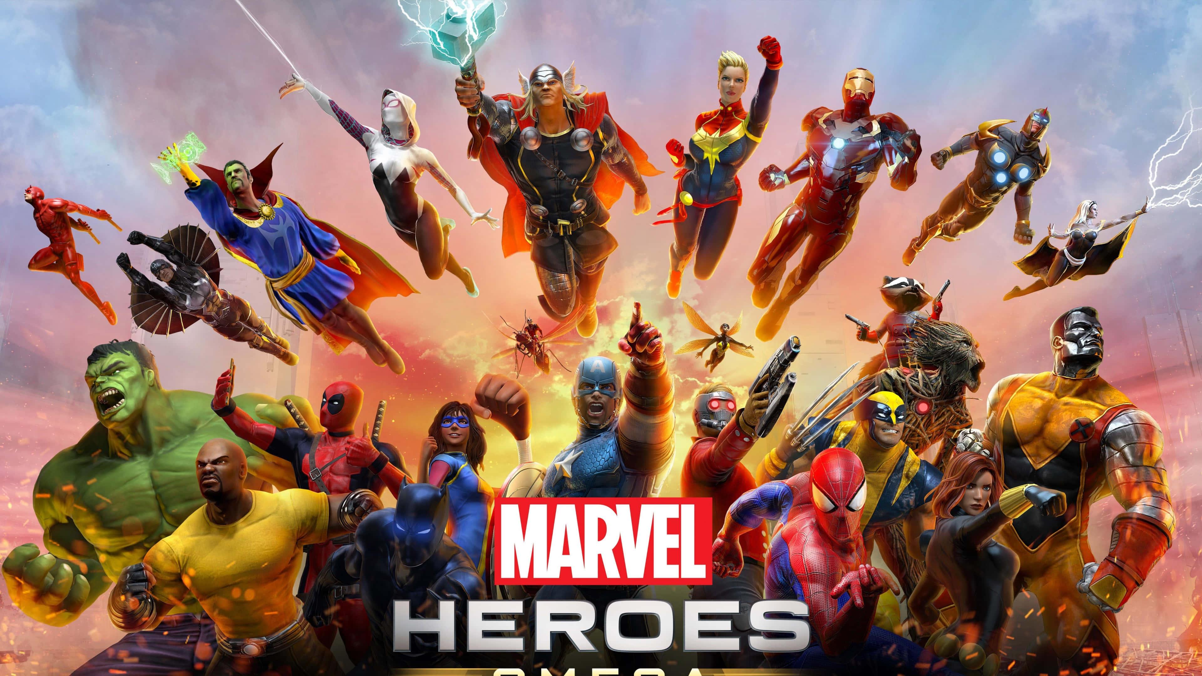 Captivating 4K Marvel Universe Background — 3840x2160 wallpaper