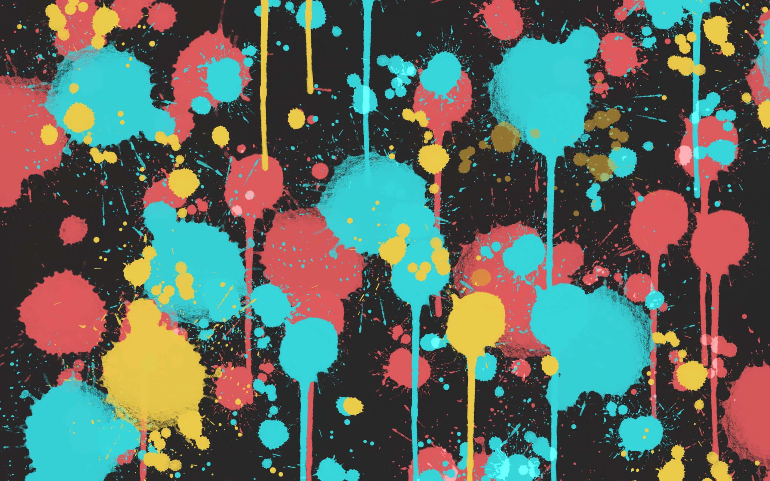 Captivating Colorful Drip Background — 2560x1600 wallpaper