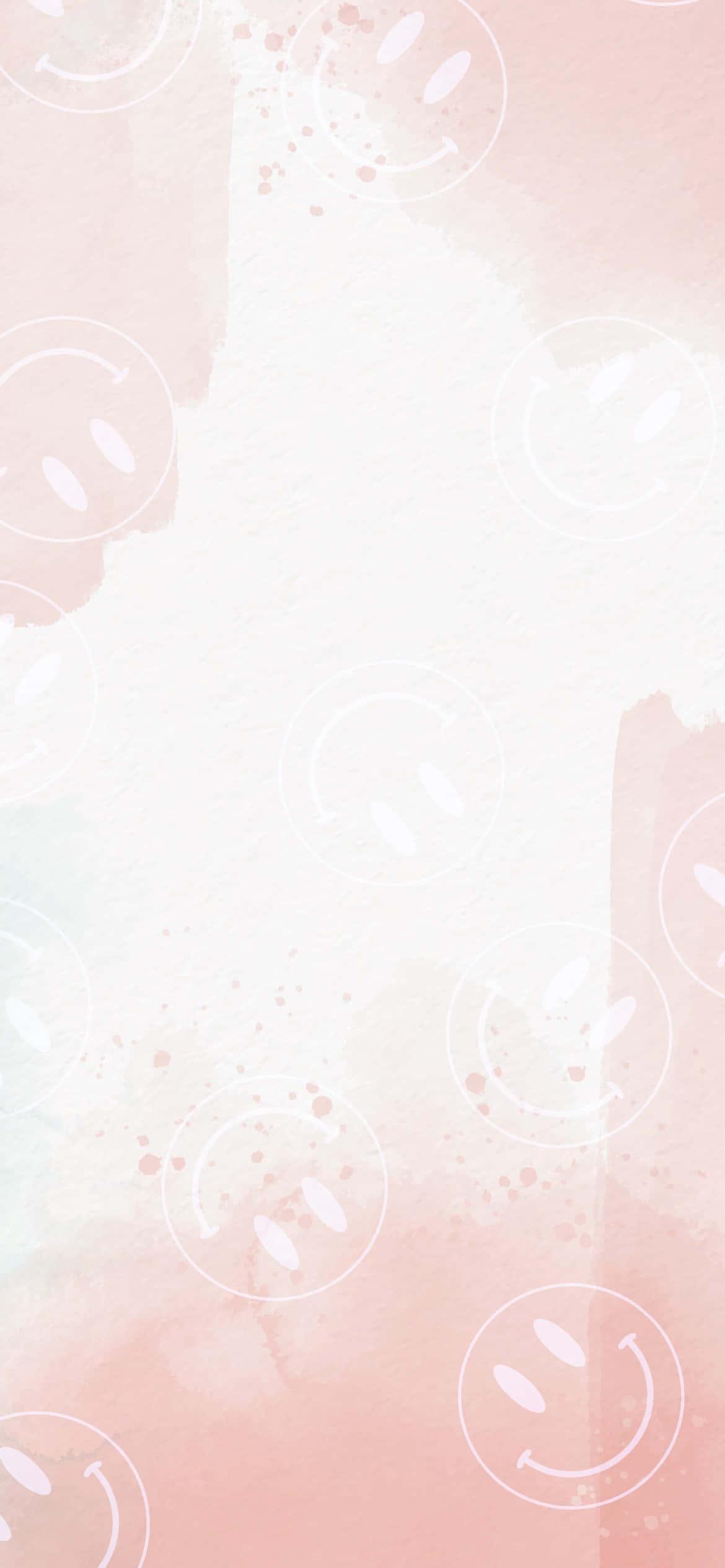 Captivating Preppy Smiley Face Background — 1170x2532 wallpaper