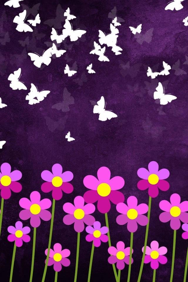 Captivating Purple Wallpaper for Girl's Phone — 640x960 wallpaper